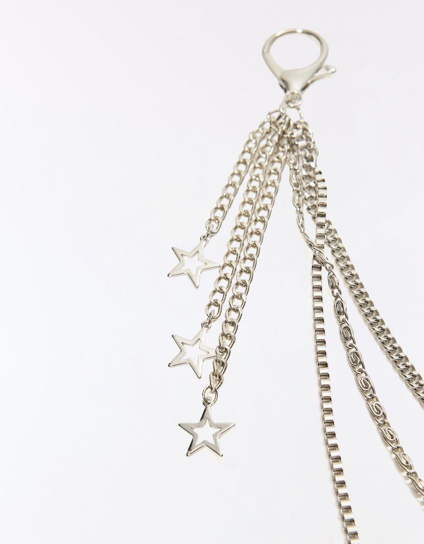Star trouser chain-Silver