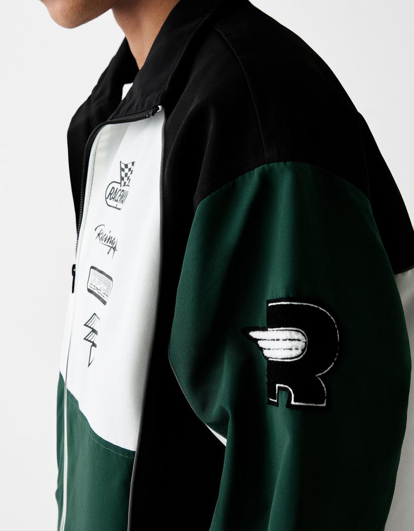 Technical racing jacket-Green-6