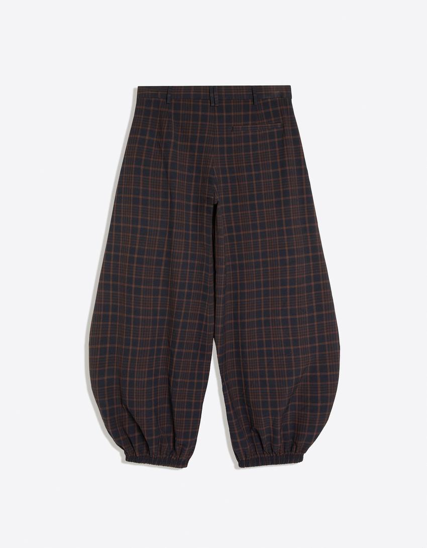 Drop crotch pants-Navy