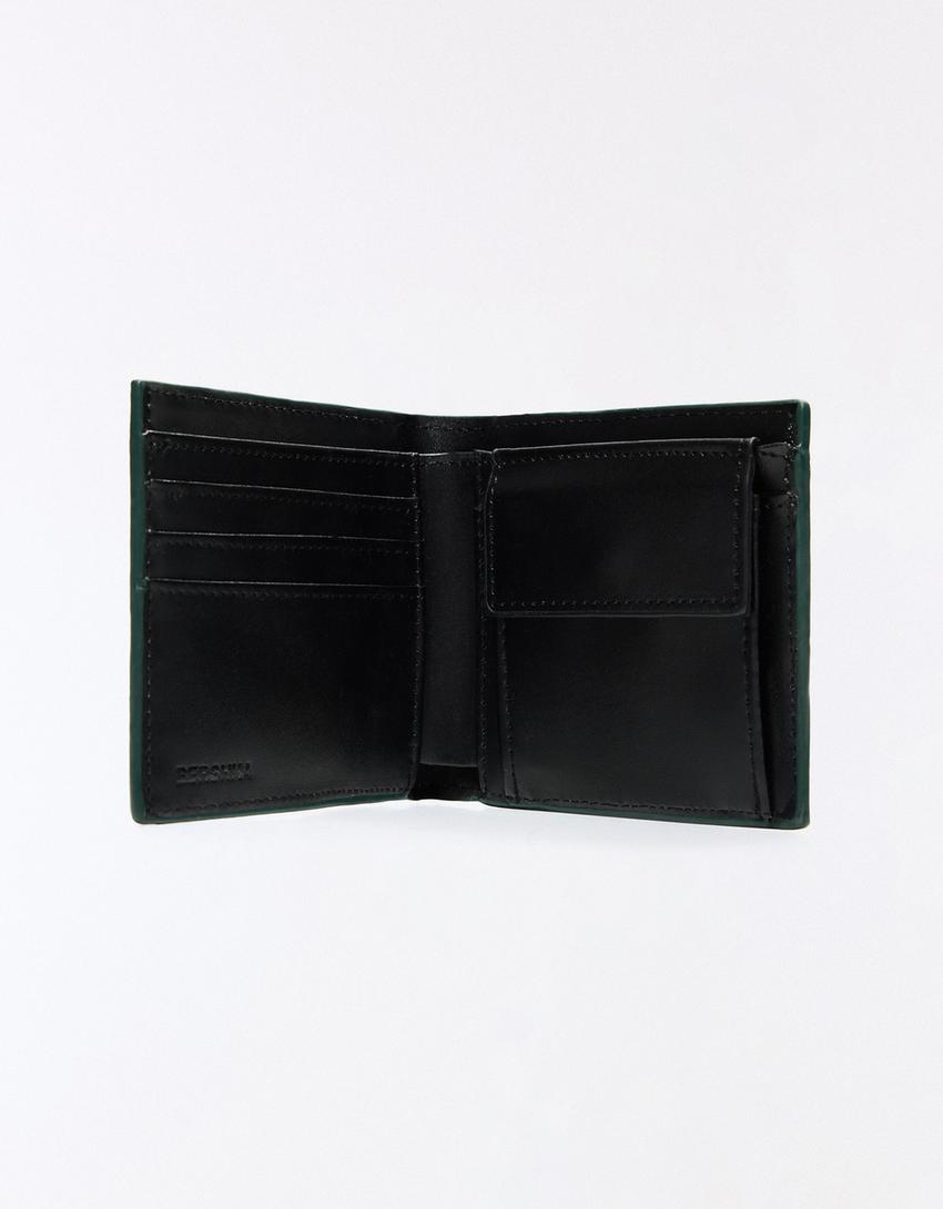 Monogram wallet-Green