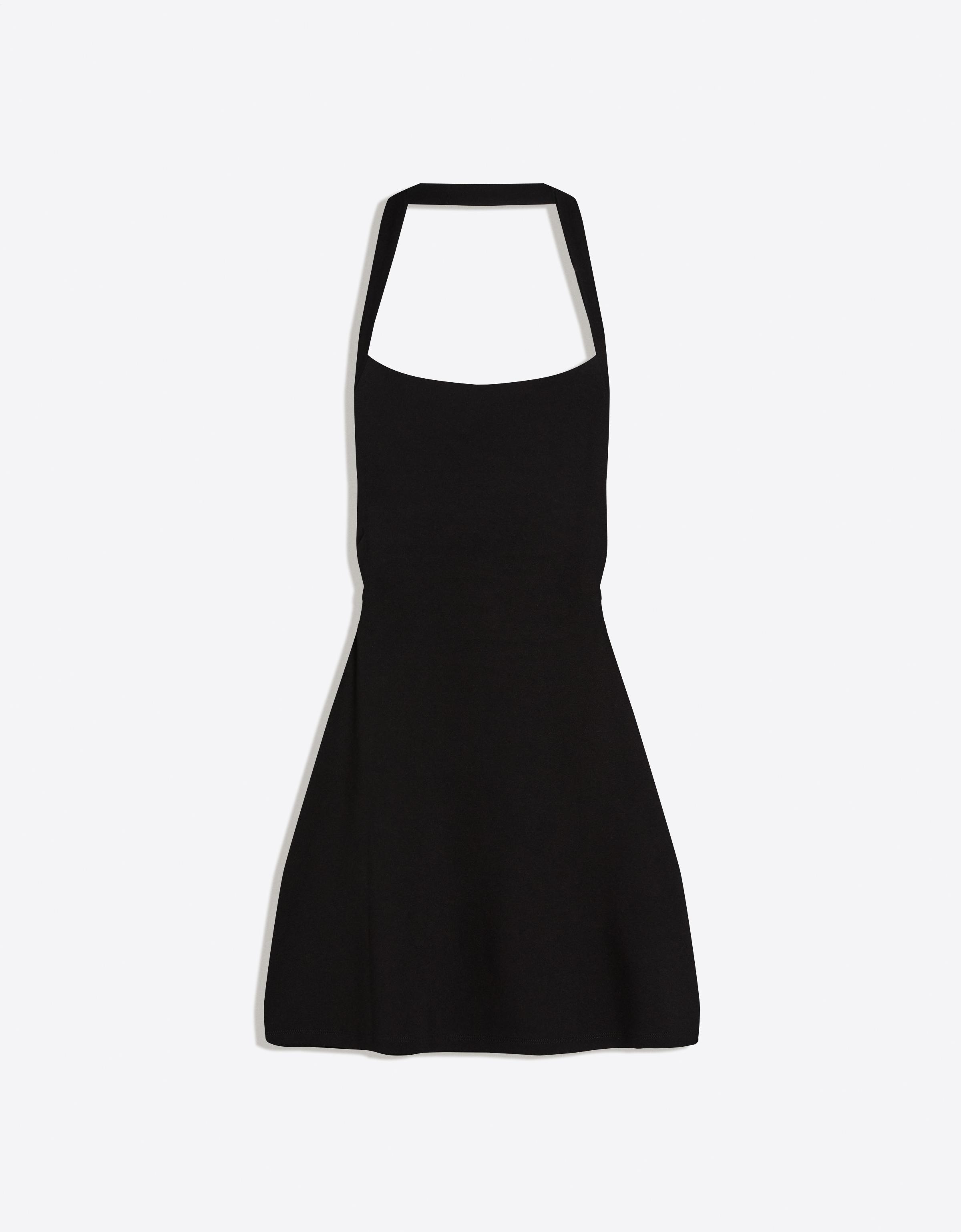 Bershka Halter yaka mini elbise