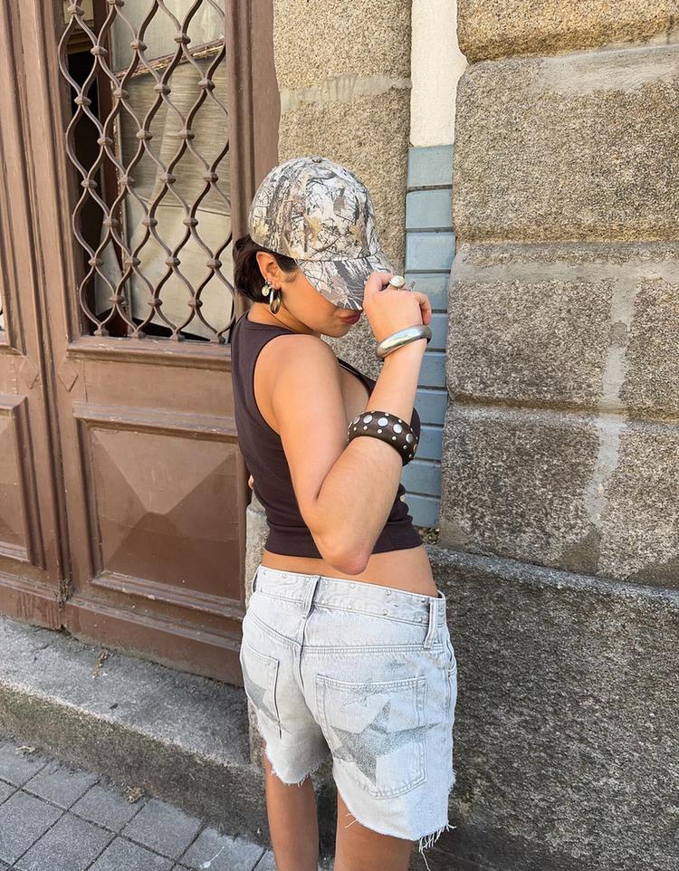 Denim şort