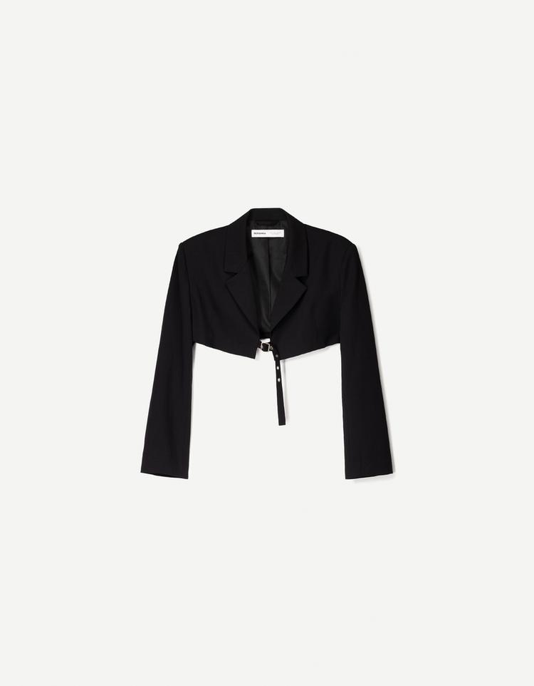 Crop blazer