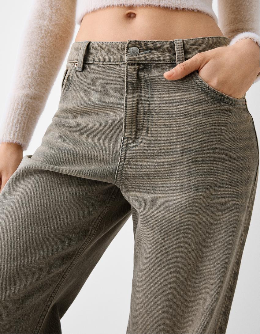 Bol kesim jean-Gri-5