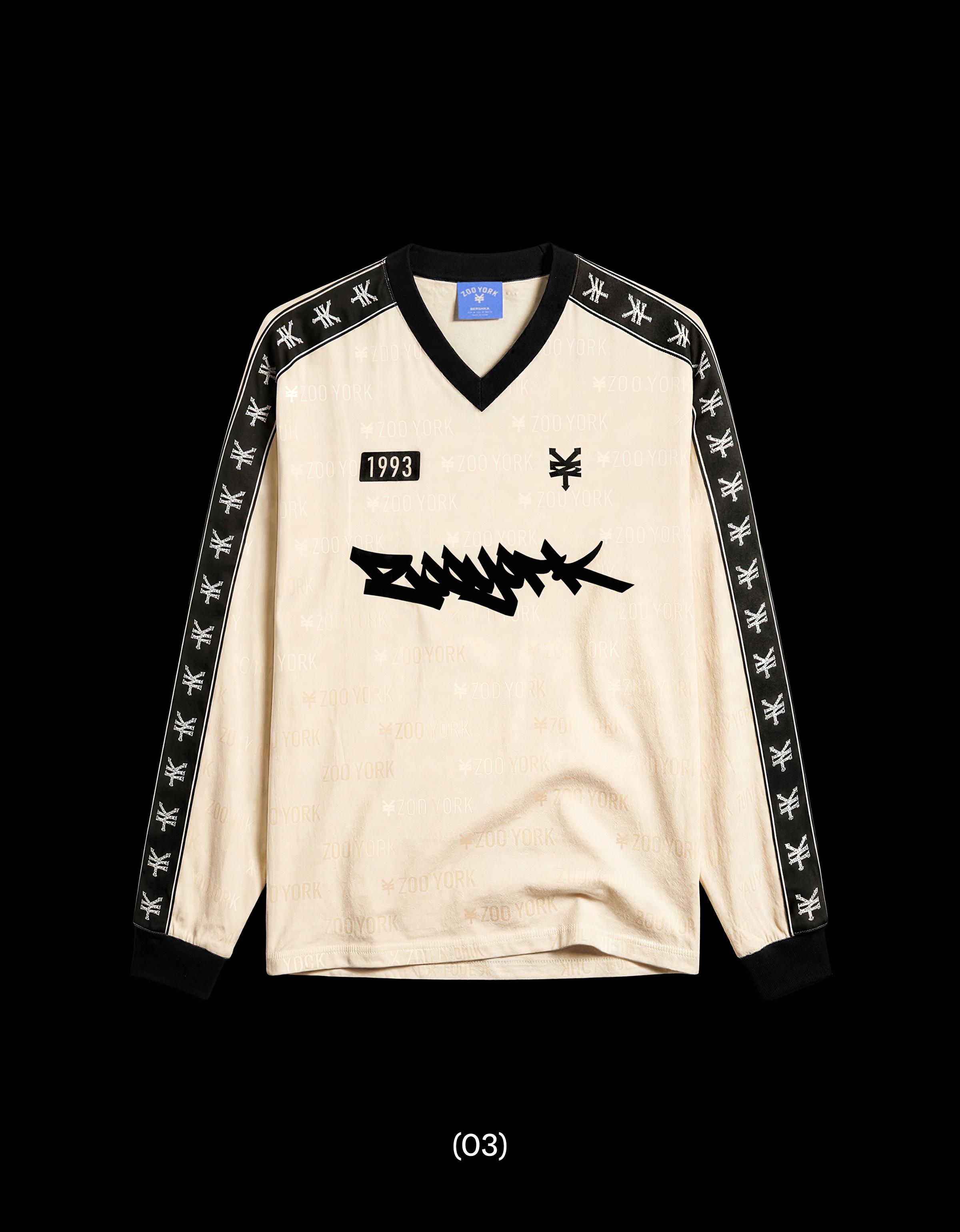 ZOO YORK X BERSHKA long sleeve technical T-shirt — Gold