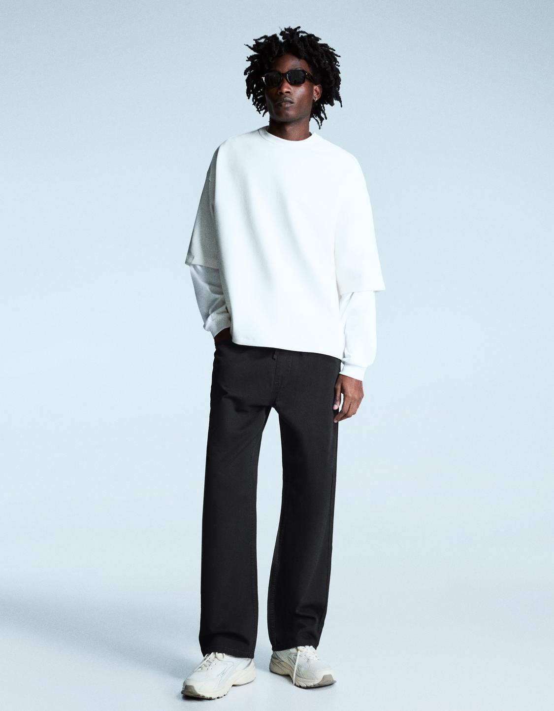 Straight jogger jeans