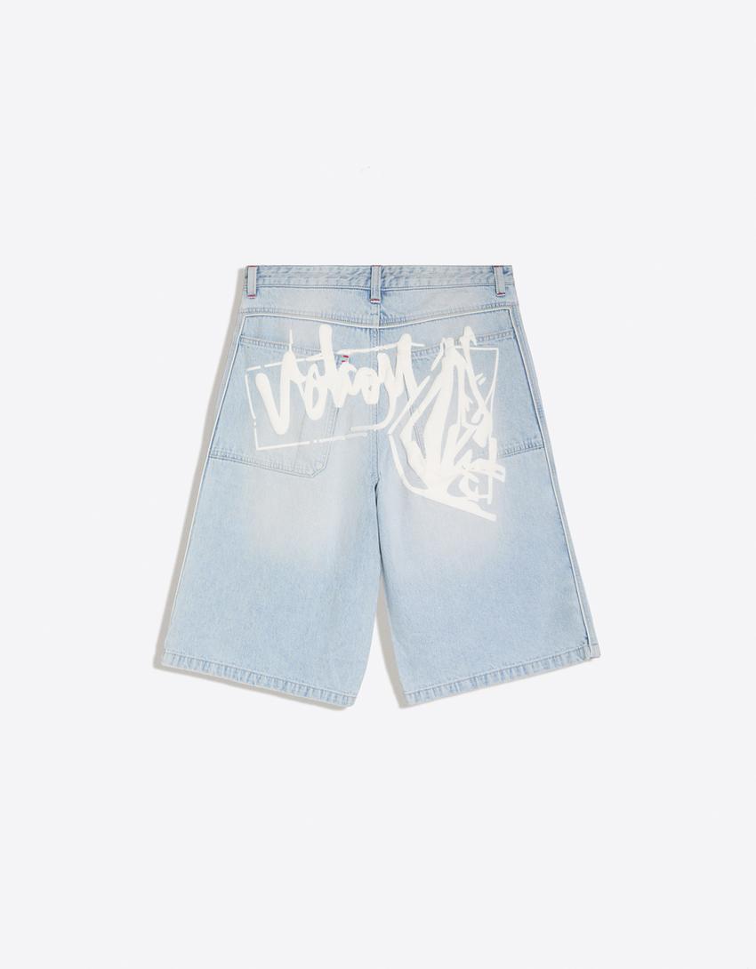 Bermuda denim VOLCOM-Azul claro