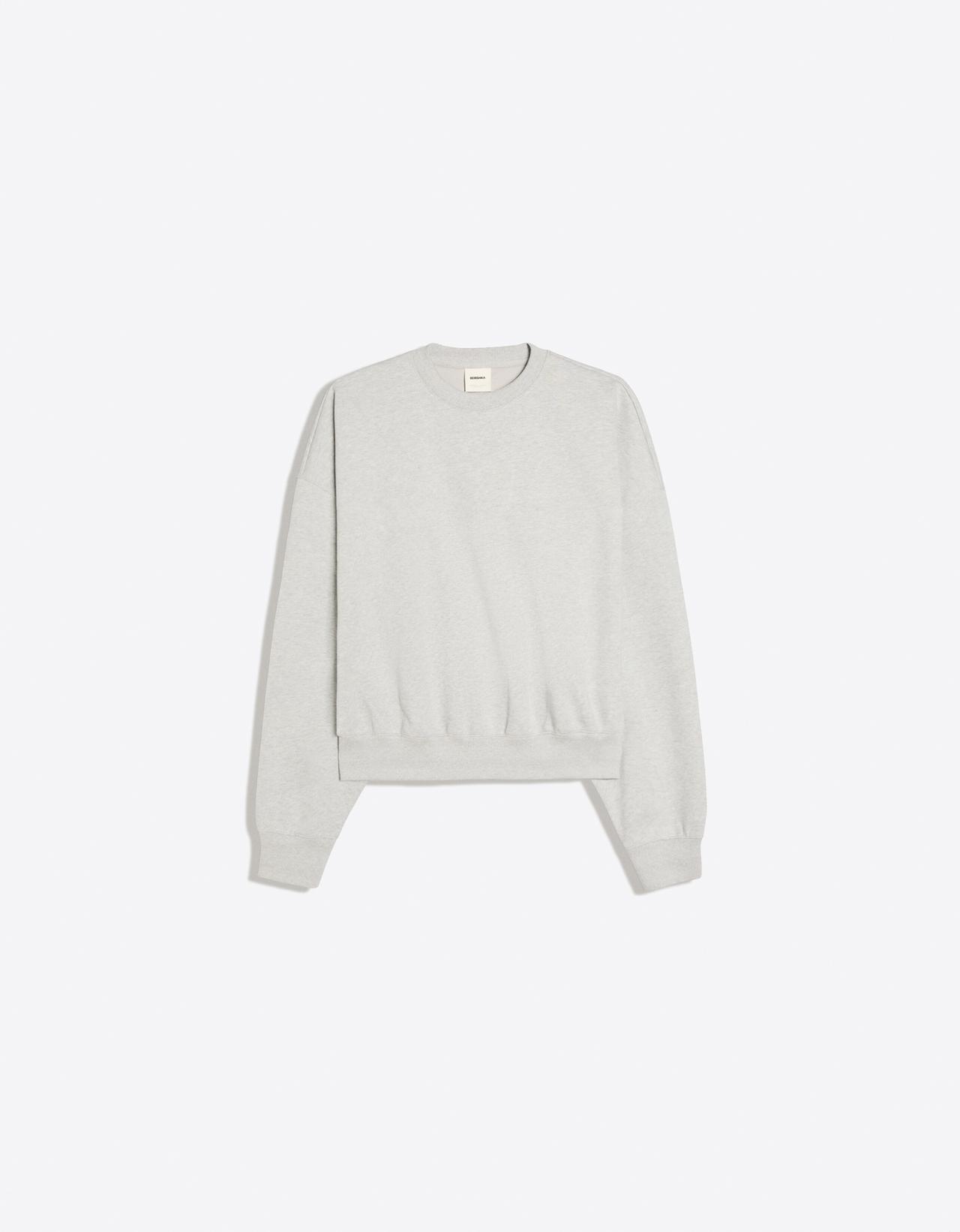 Round neck sweatshirt — Grey