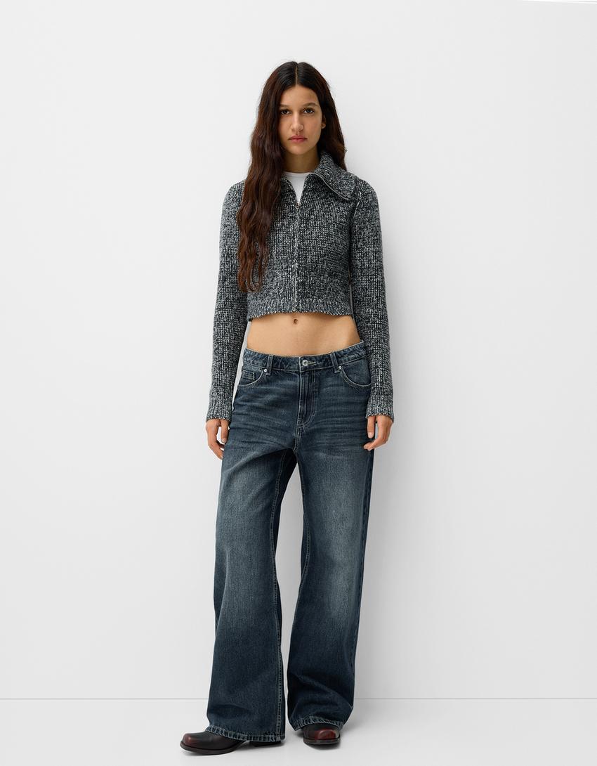 Baggy jeans-Groen