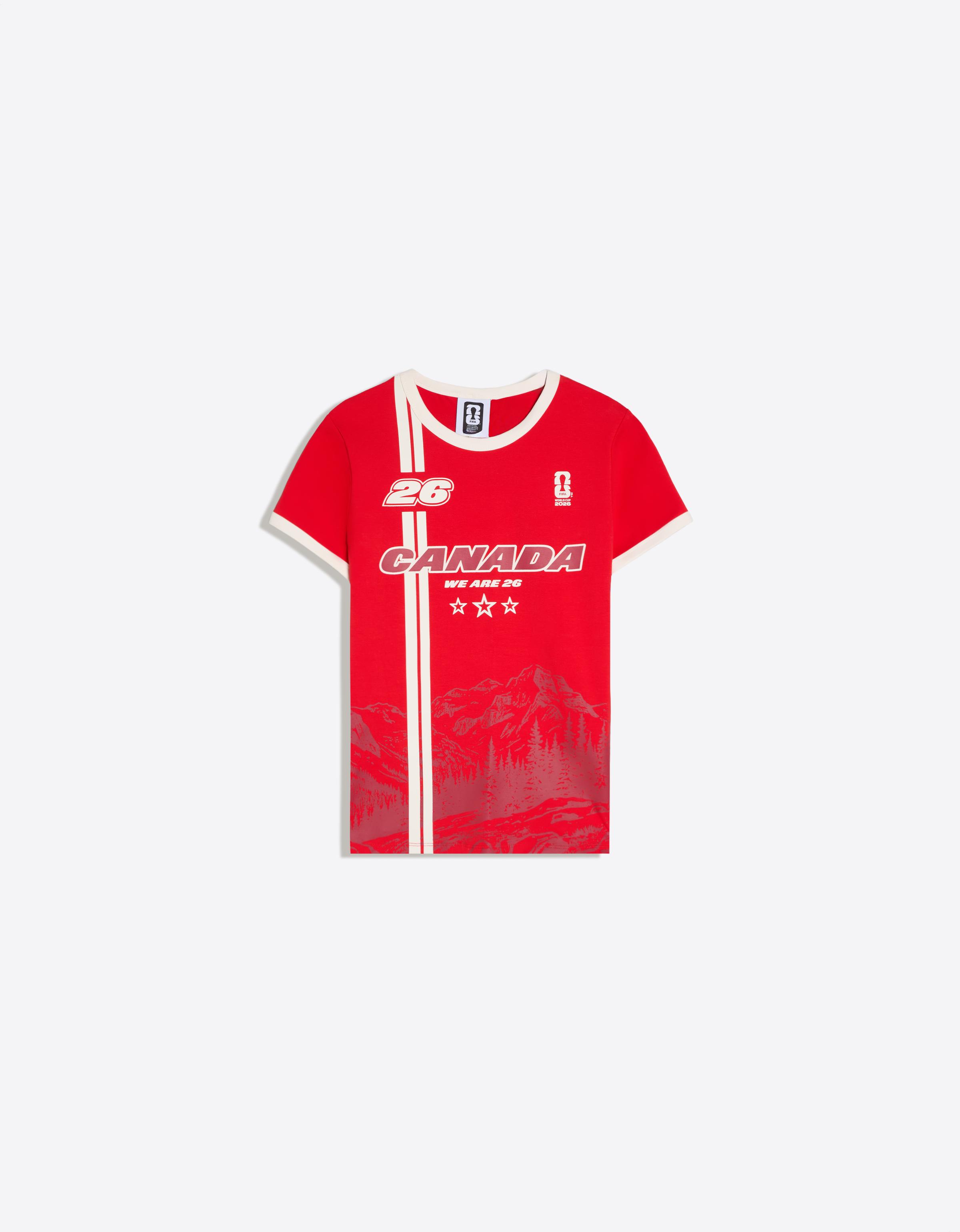 Canada FIFA WORLD CUP™ round neck T-shirt — Red