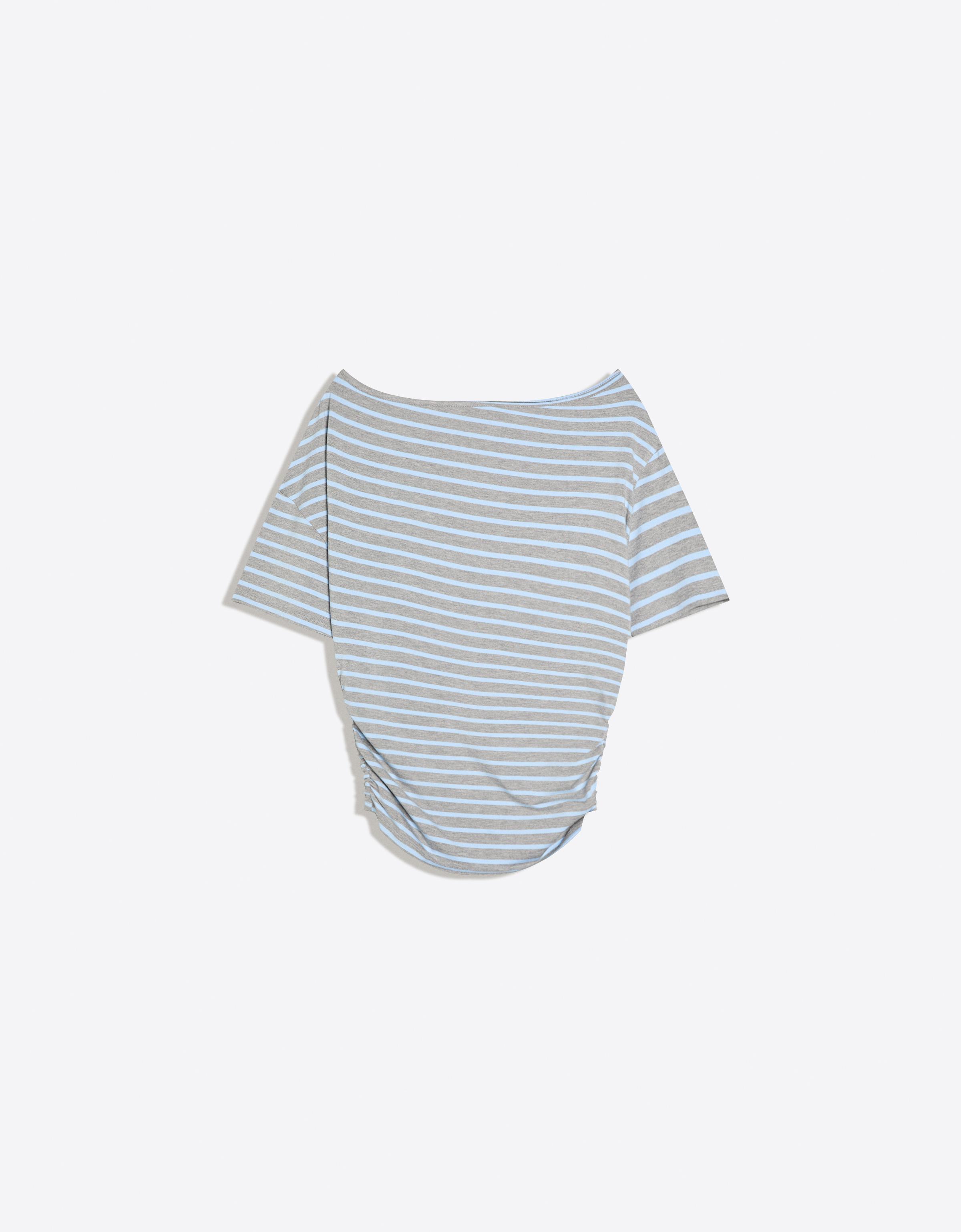 Asimetrik kısa kollu tişört - Görsel 149