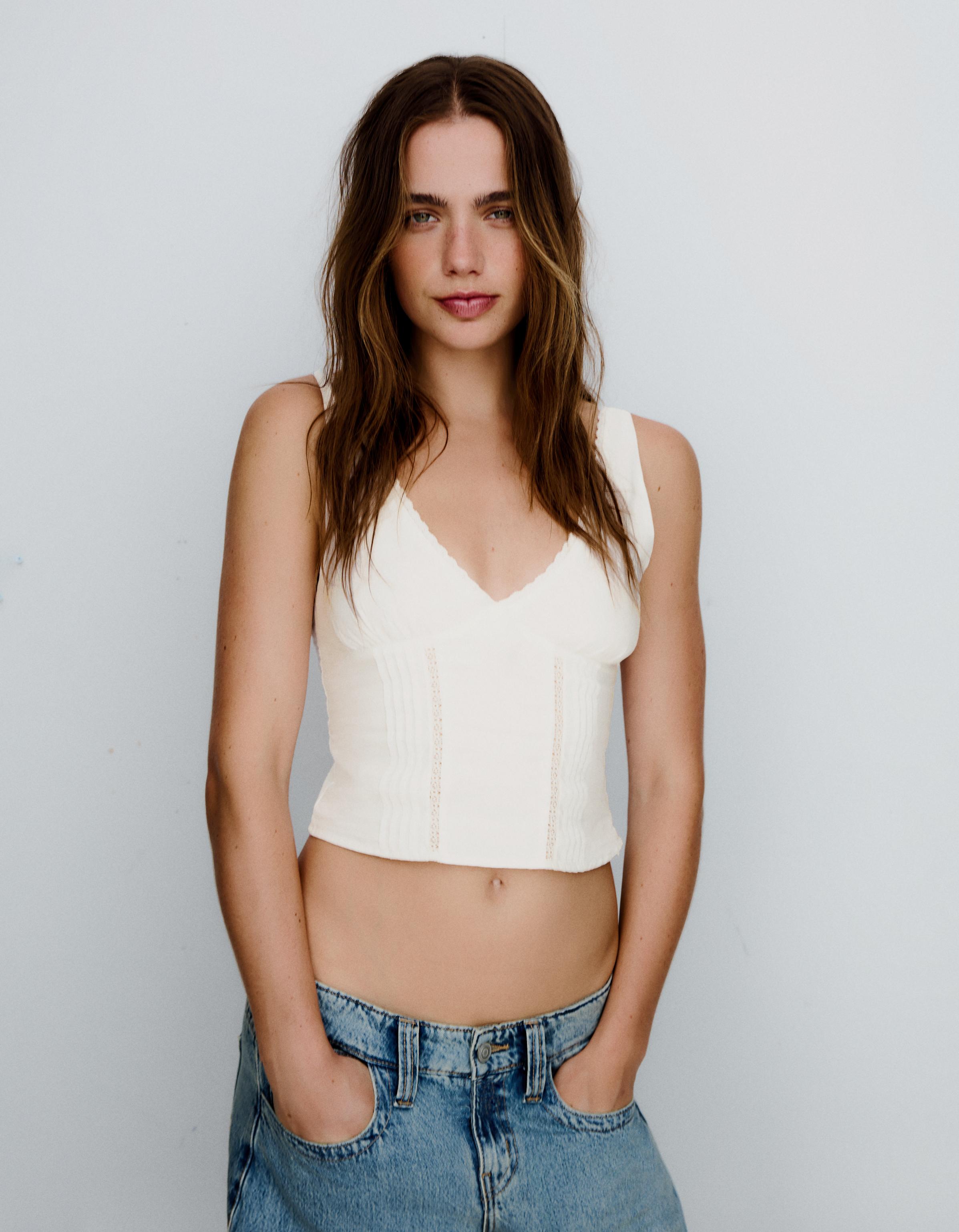 Dantelli askılı top - Görsel 11