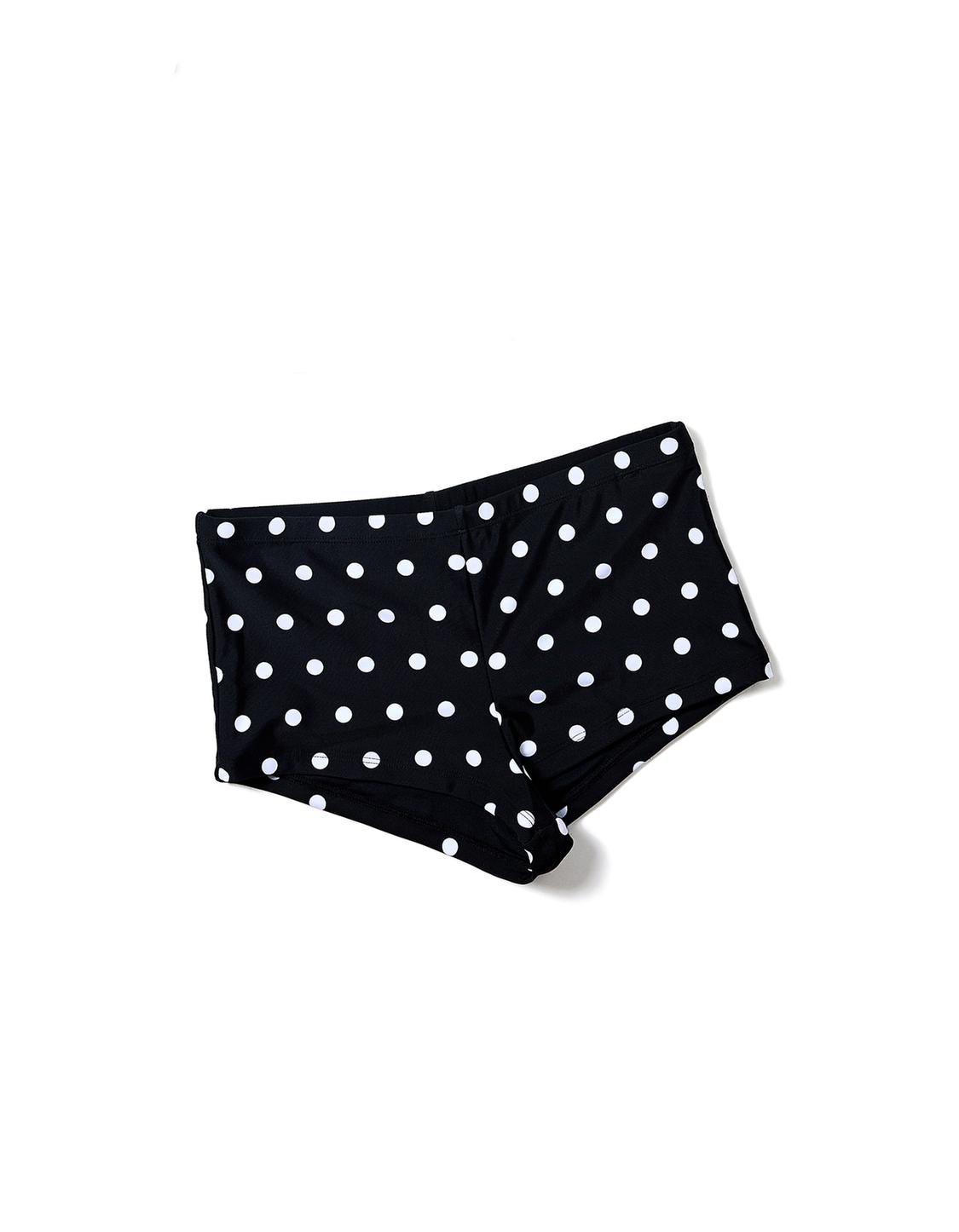 Polka dot culotte bikini bottoms