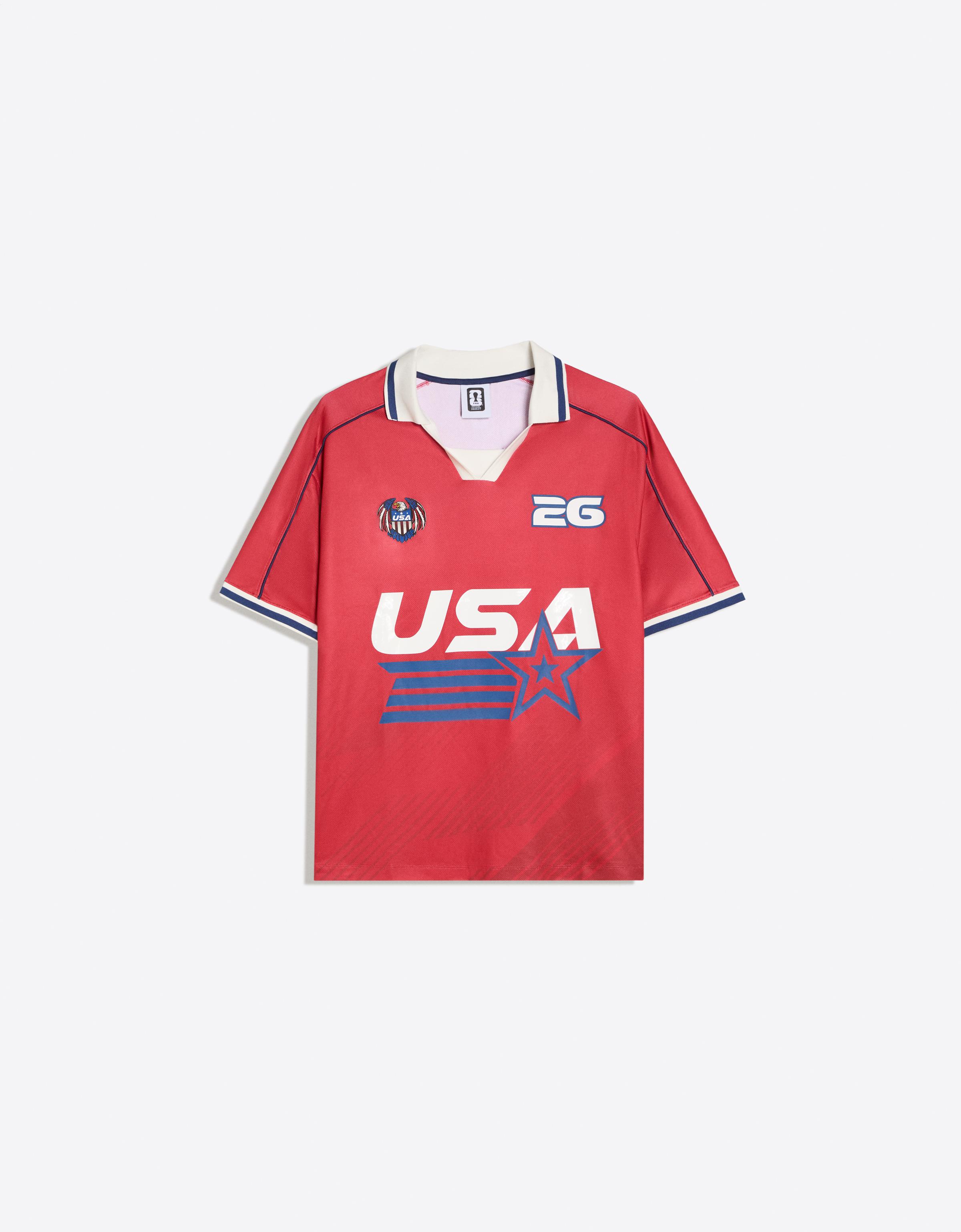 USA FIFA WORLD CUP™ short sleeve polo shirt — Red