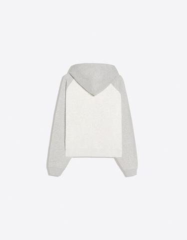 Raglan print hoodie — Grey 6