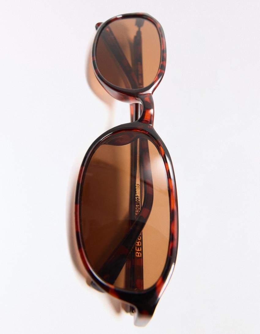 Gafas de sol ovaladas-Marrón