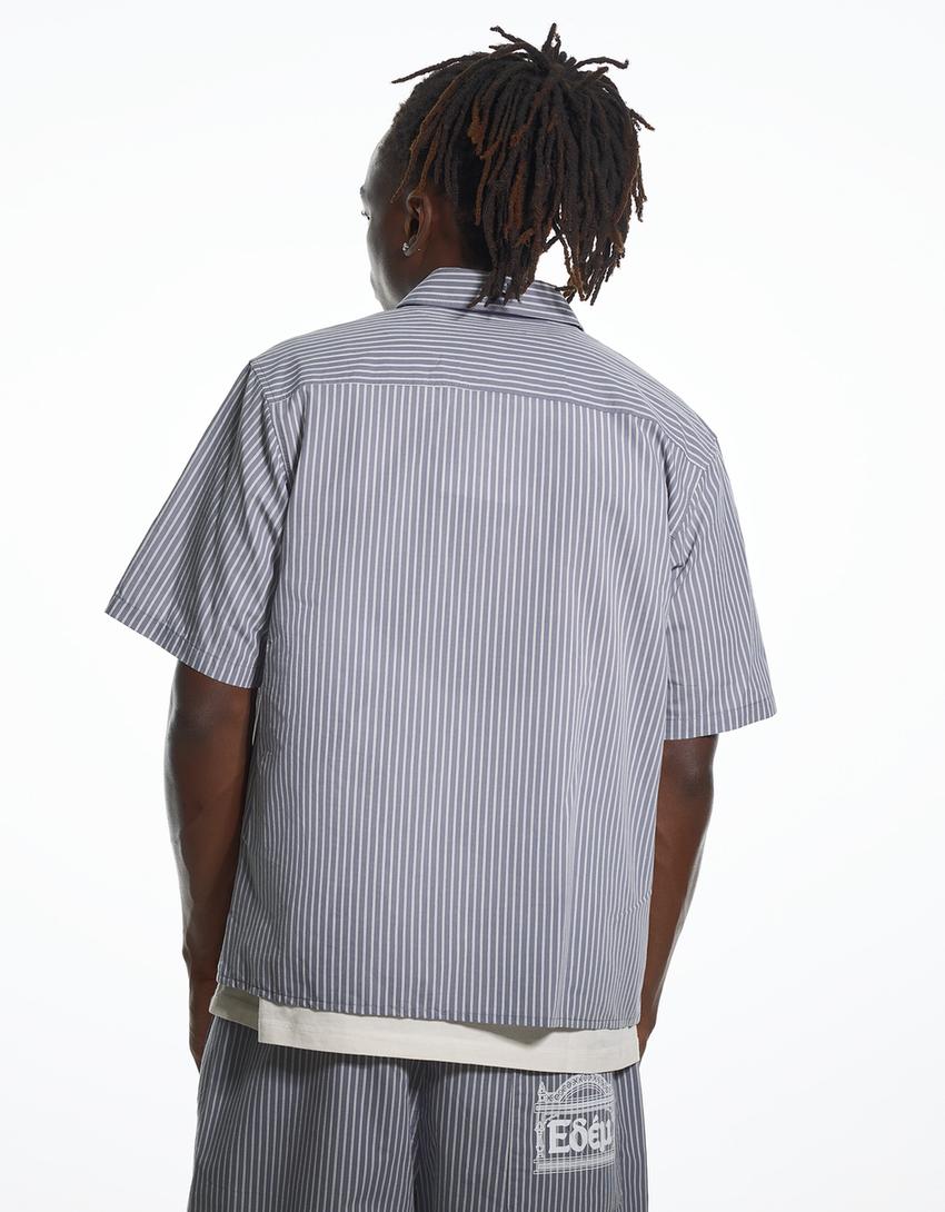 Short sleeve shirt ARIES X BERSHKA-Dark grey