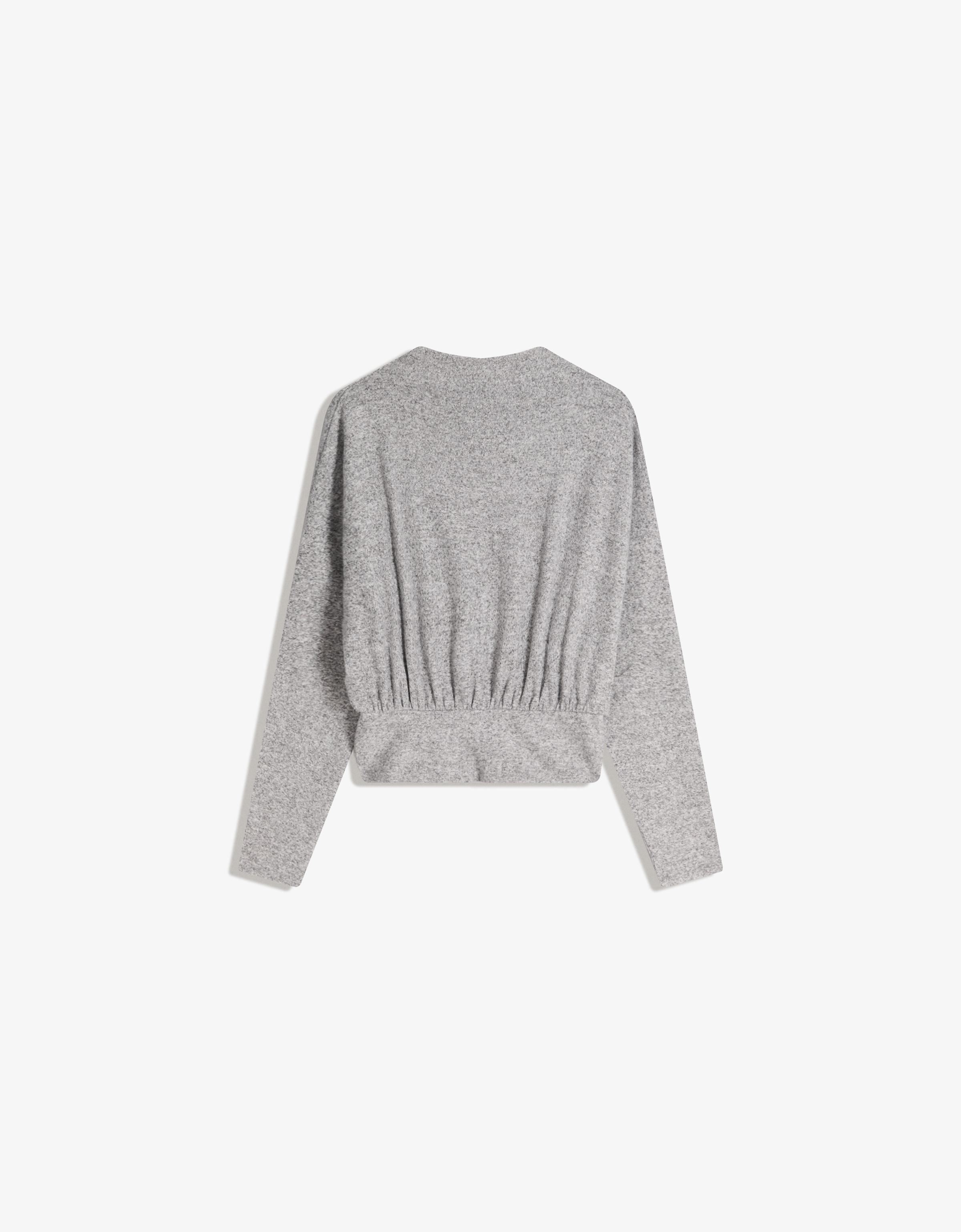 Mock neck jumper