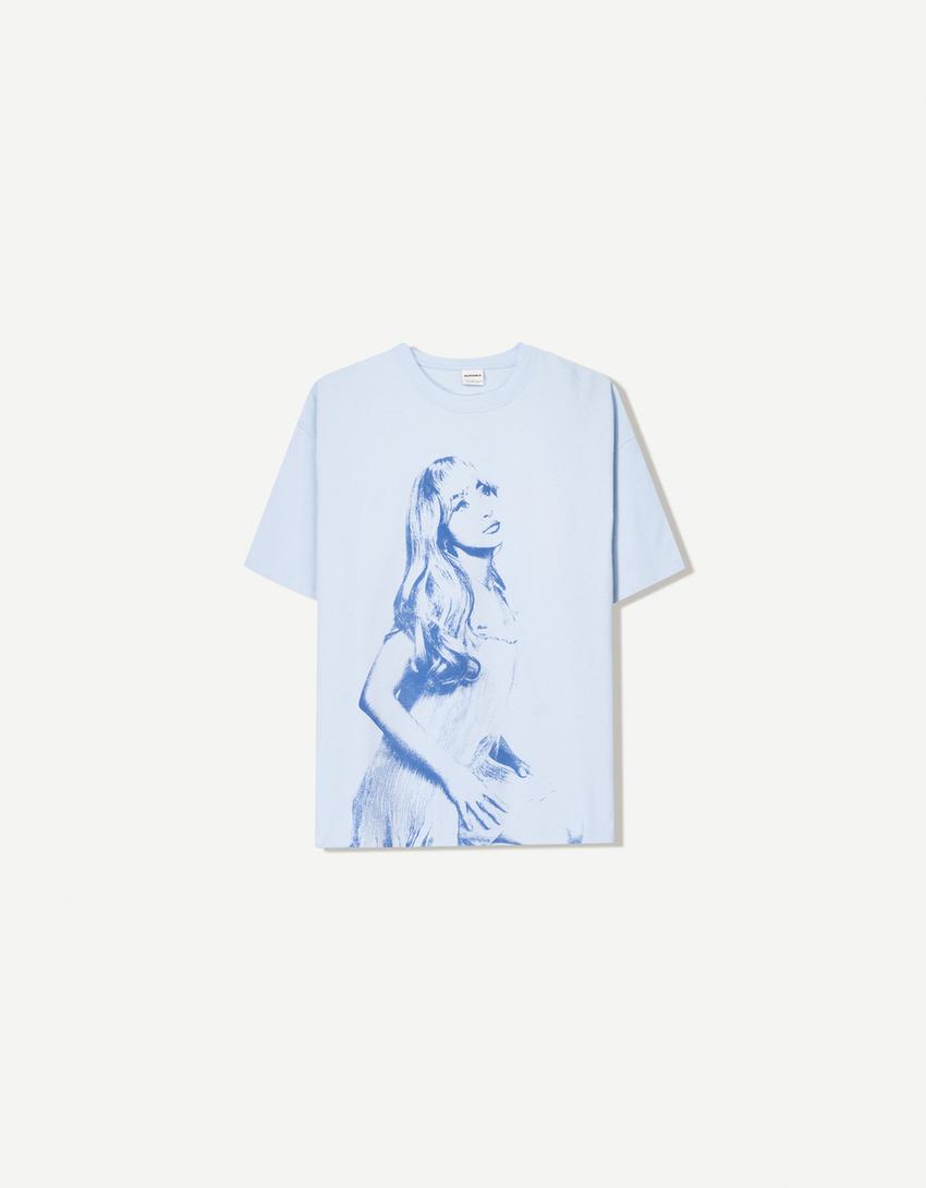 Sabrina Carpenter print short sleeve T-shirt
