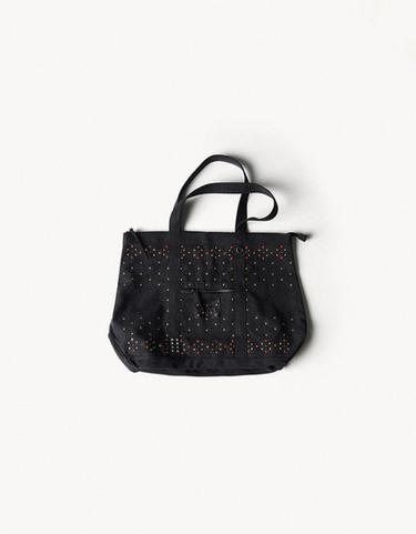 Studded tote bag ARIES X BERSHKA — Black 2