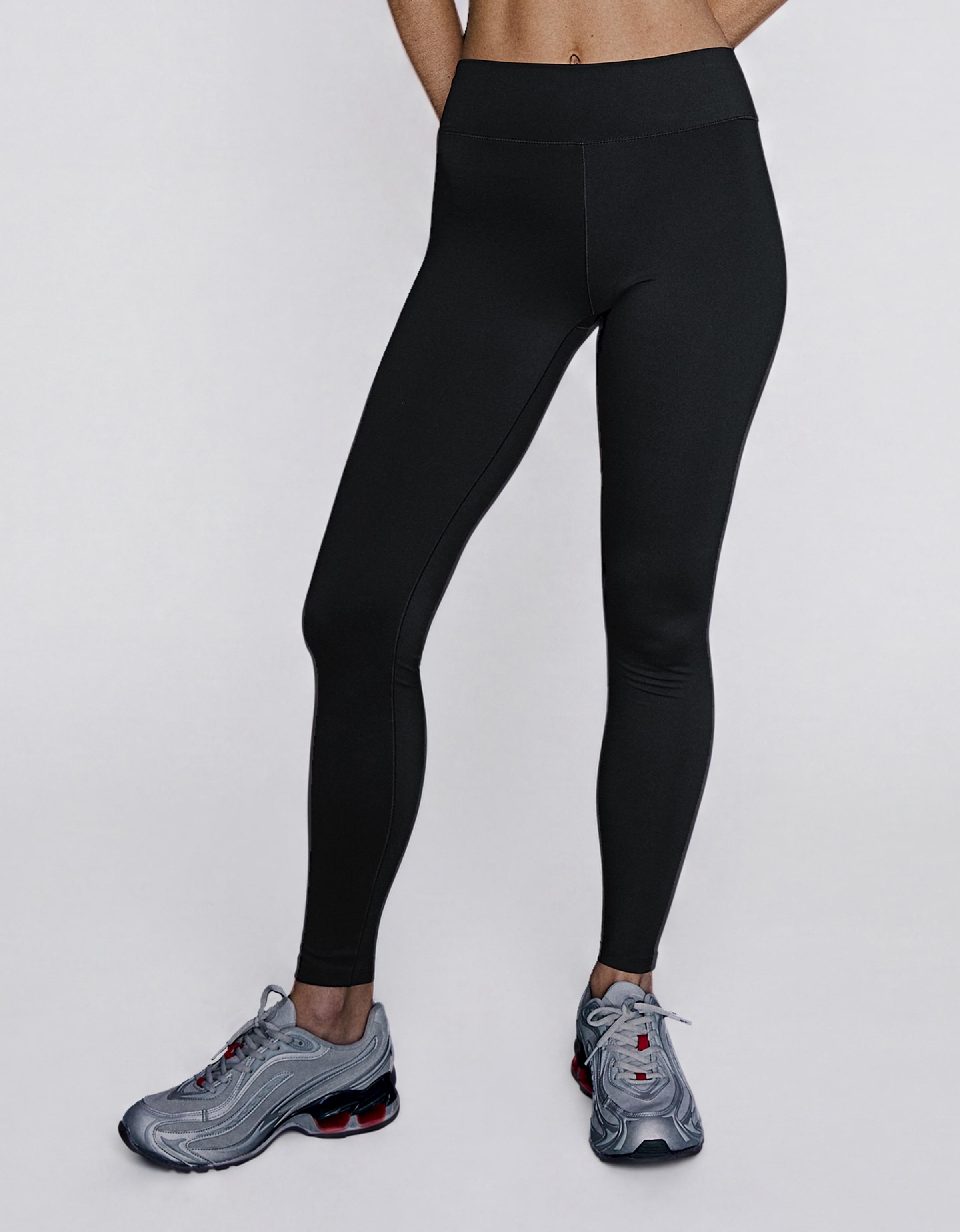 Technical fabric breathable & quick-dry leggings — Black