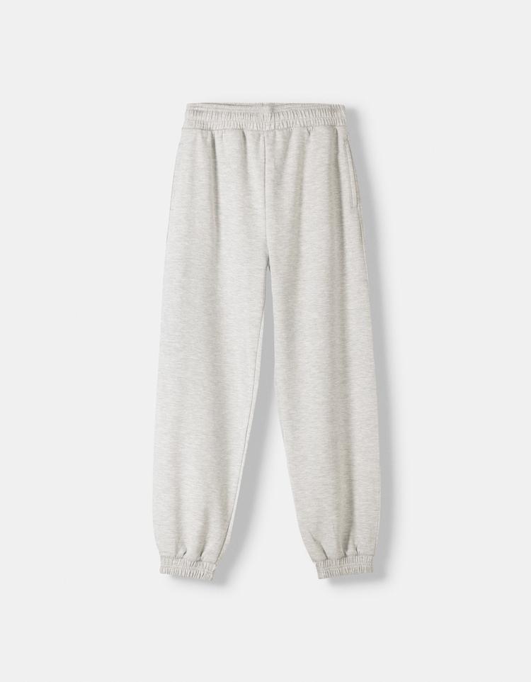 Joggerhose aus Plüsch