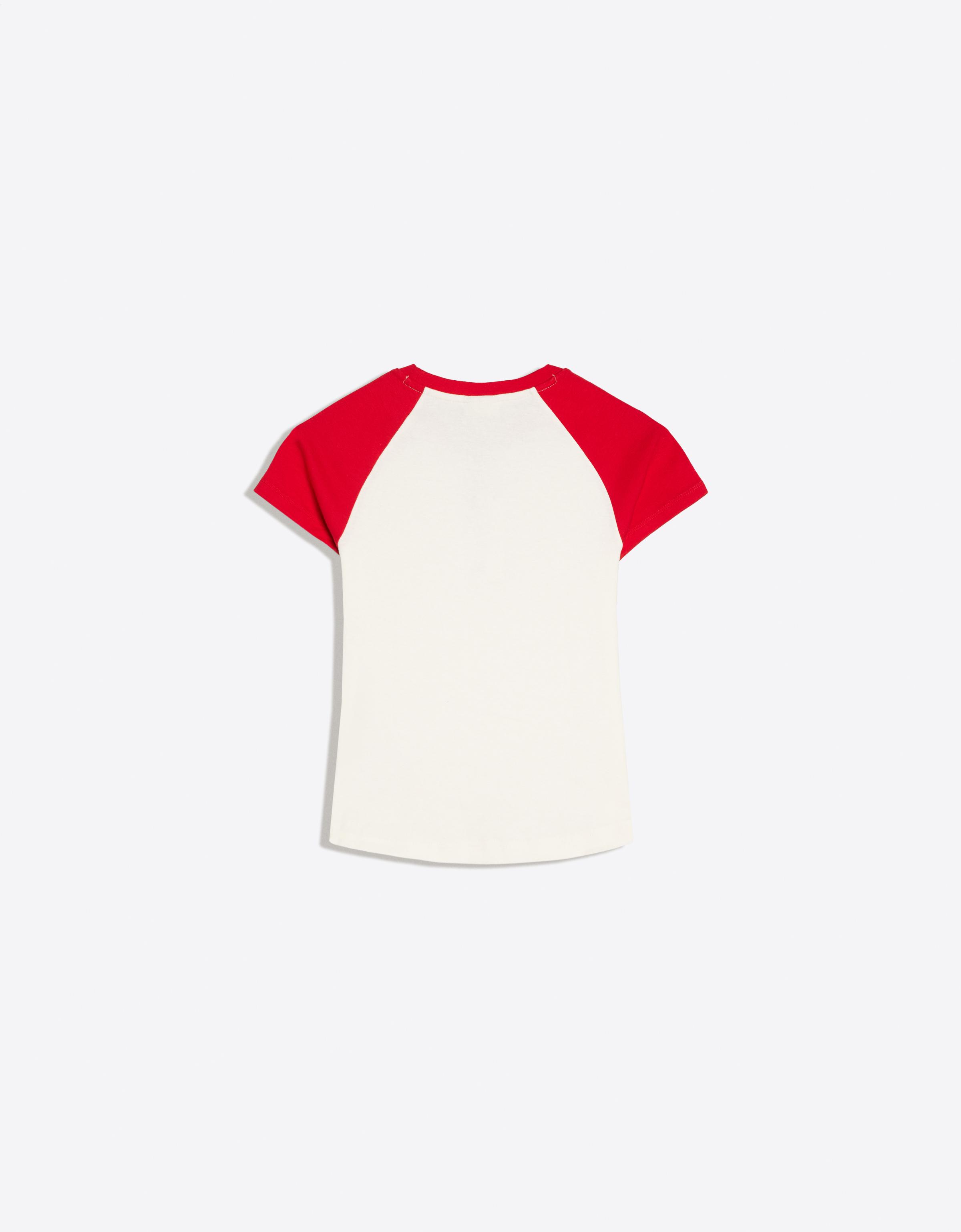 Fitted raglan T-shirt — White