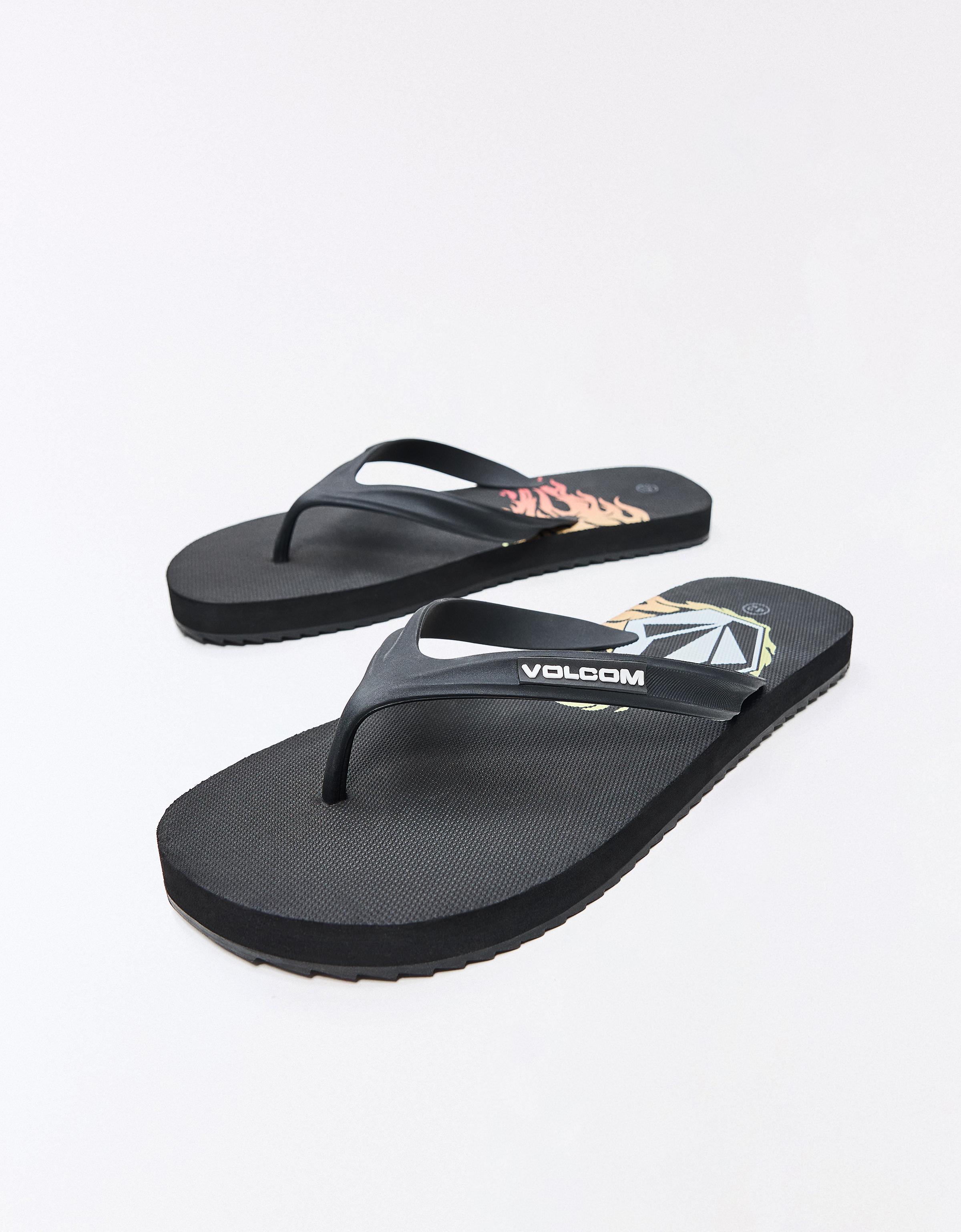 VOLCOM SANDALS — BLACK