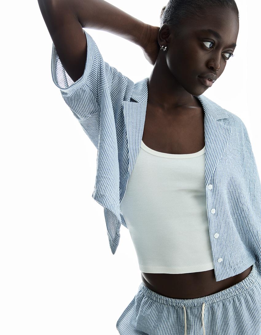 Rustic shirt and trousers set-Rustic shirt and trousers set