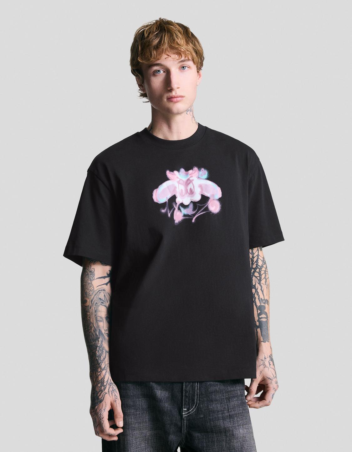 Camiseta manga corta print