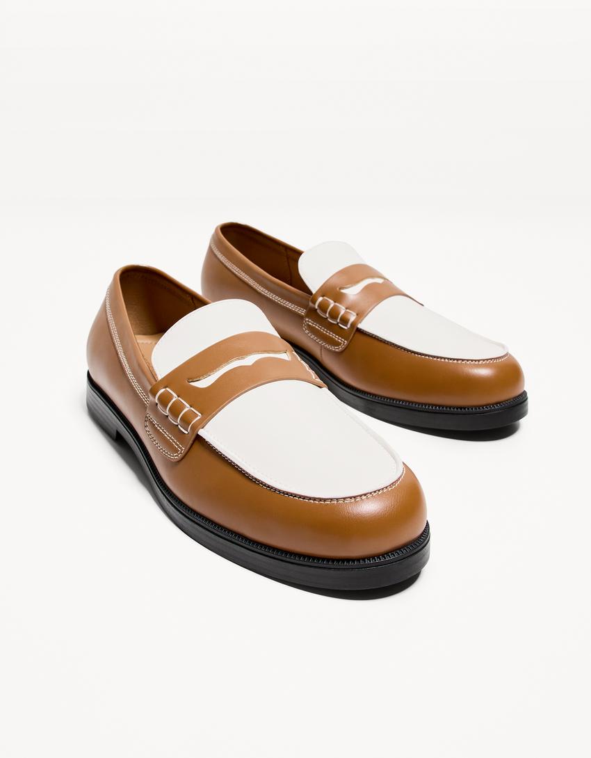 Contrast loafers