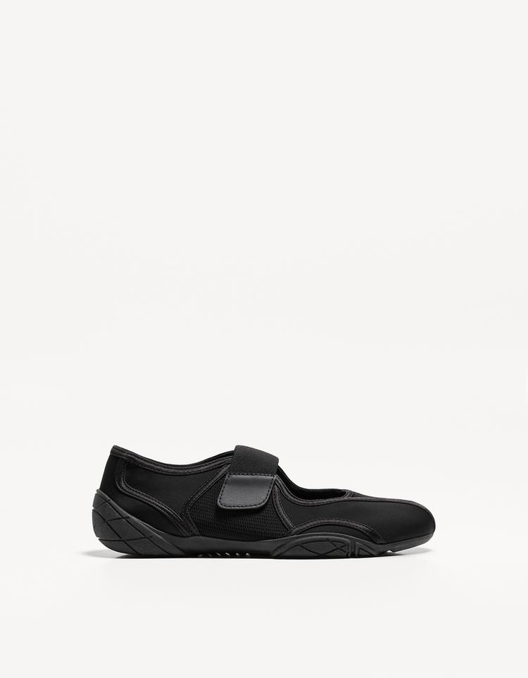 Sporty ballet flats