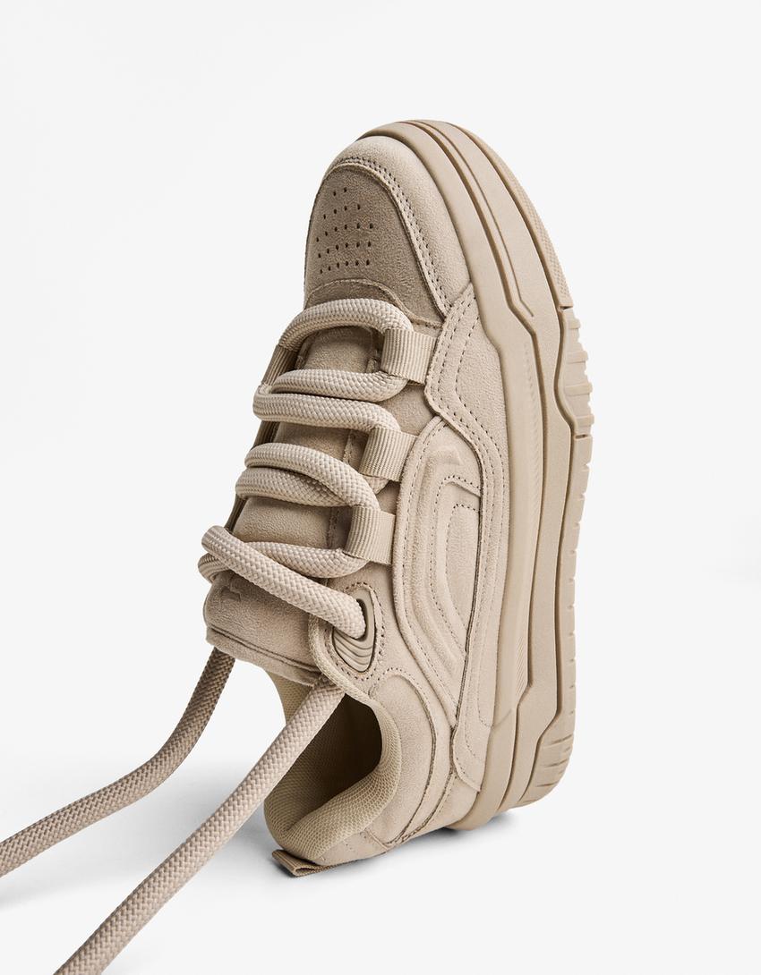 Skate zapatila bolumendunak-Hondar kolorea