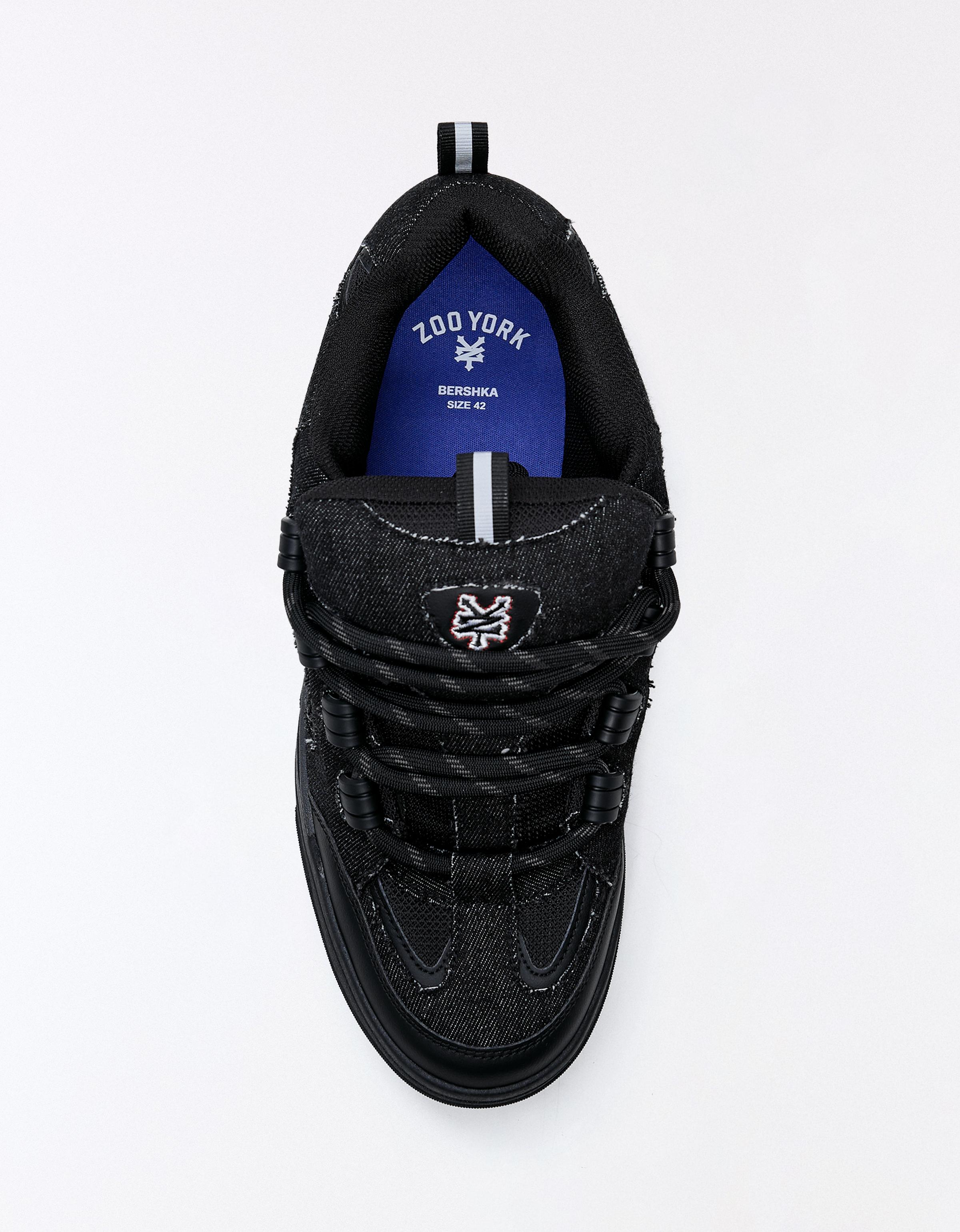 ZOO YORK skate trainers — BLACK