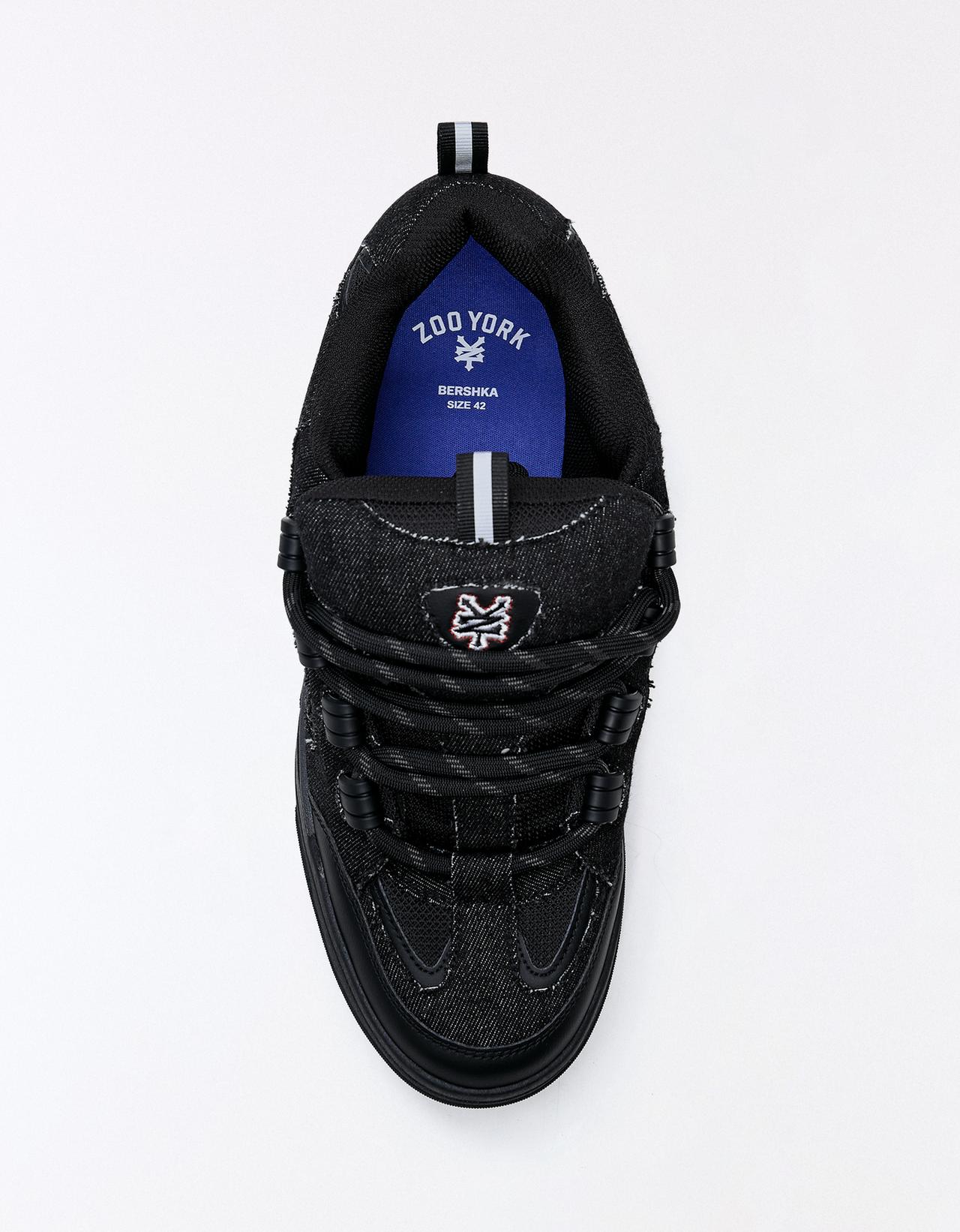 ZOO YORK skate trainers — BLACK