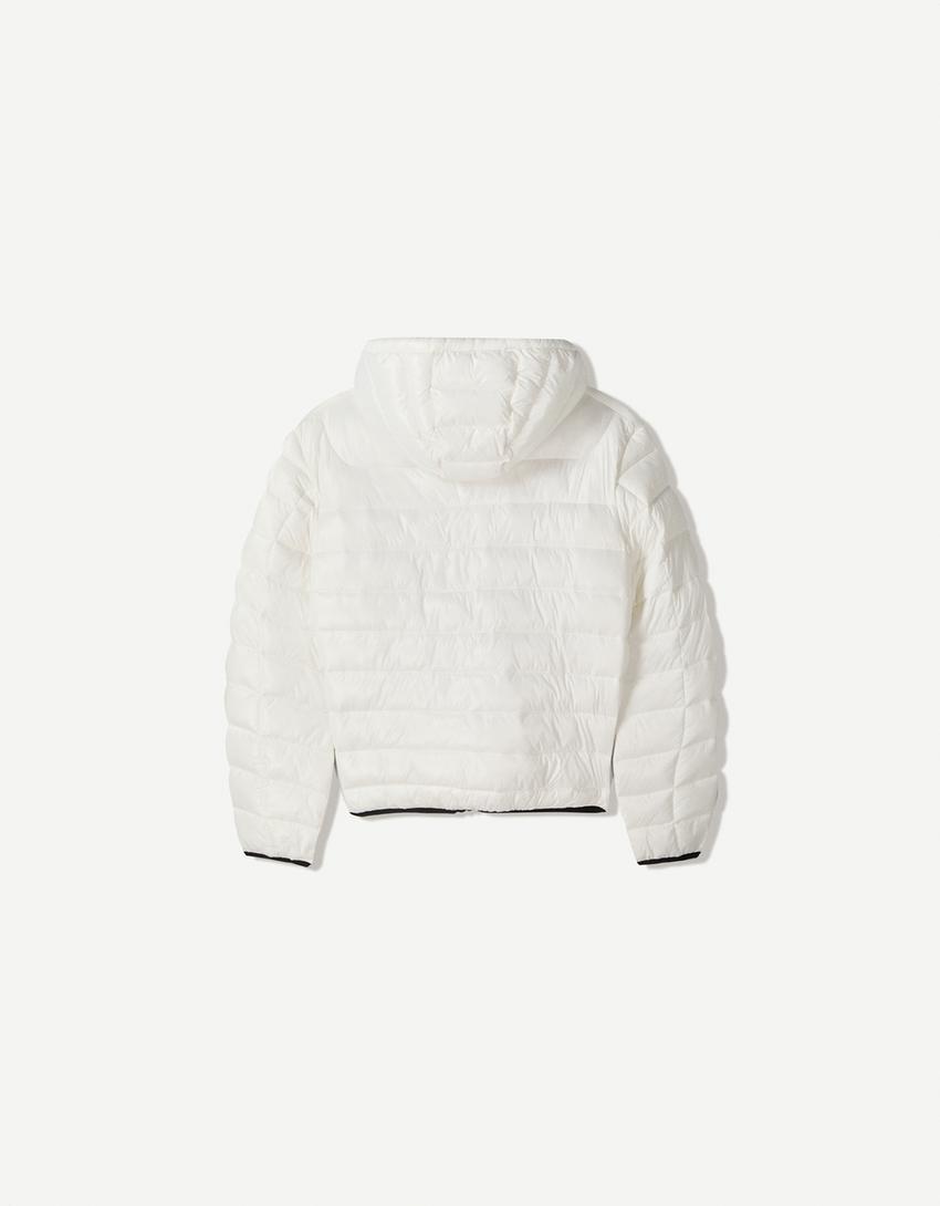 Lightweight puffer jacket-White