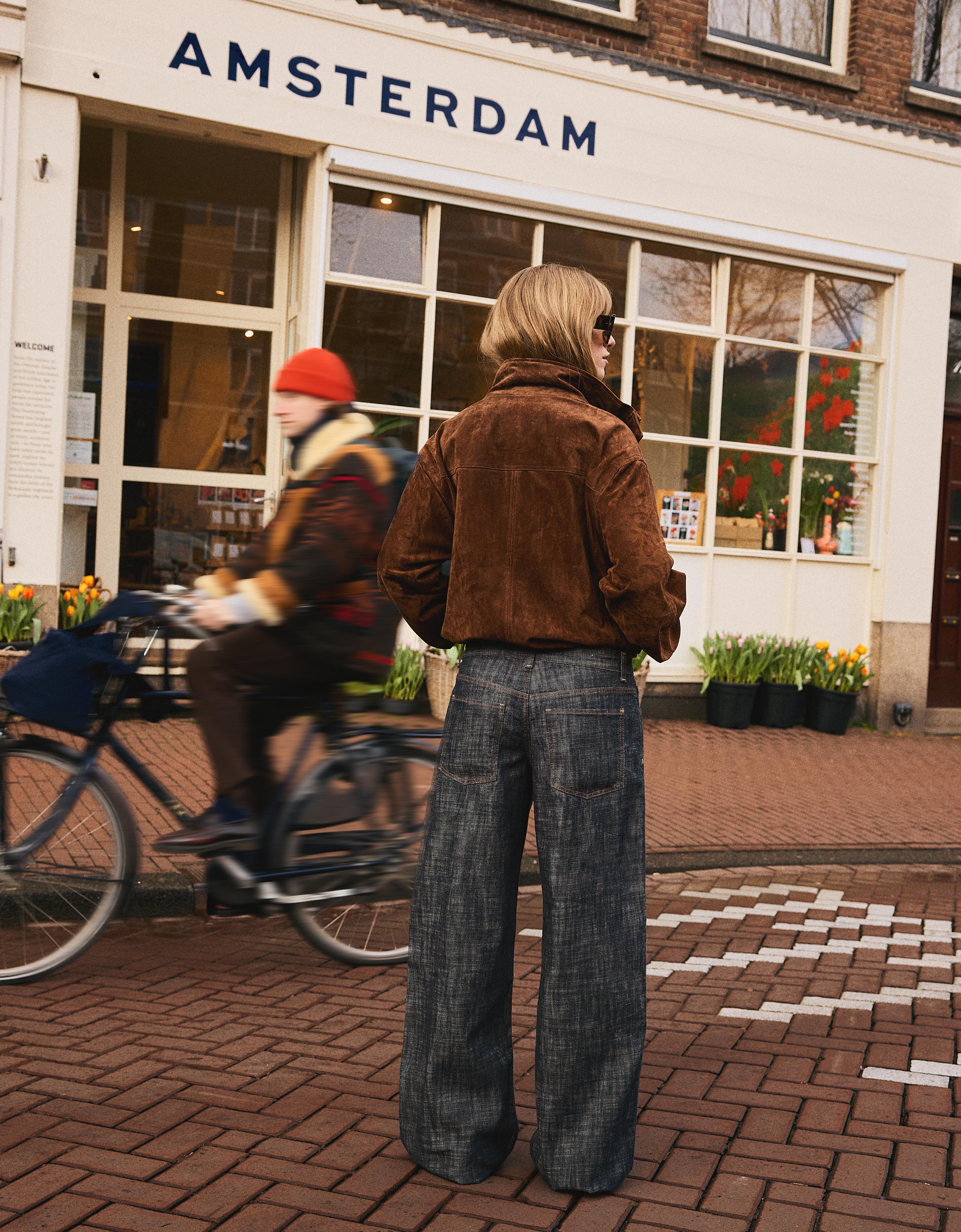 Düşük bel dokulu boyfriend jean - Görsel 17