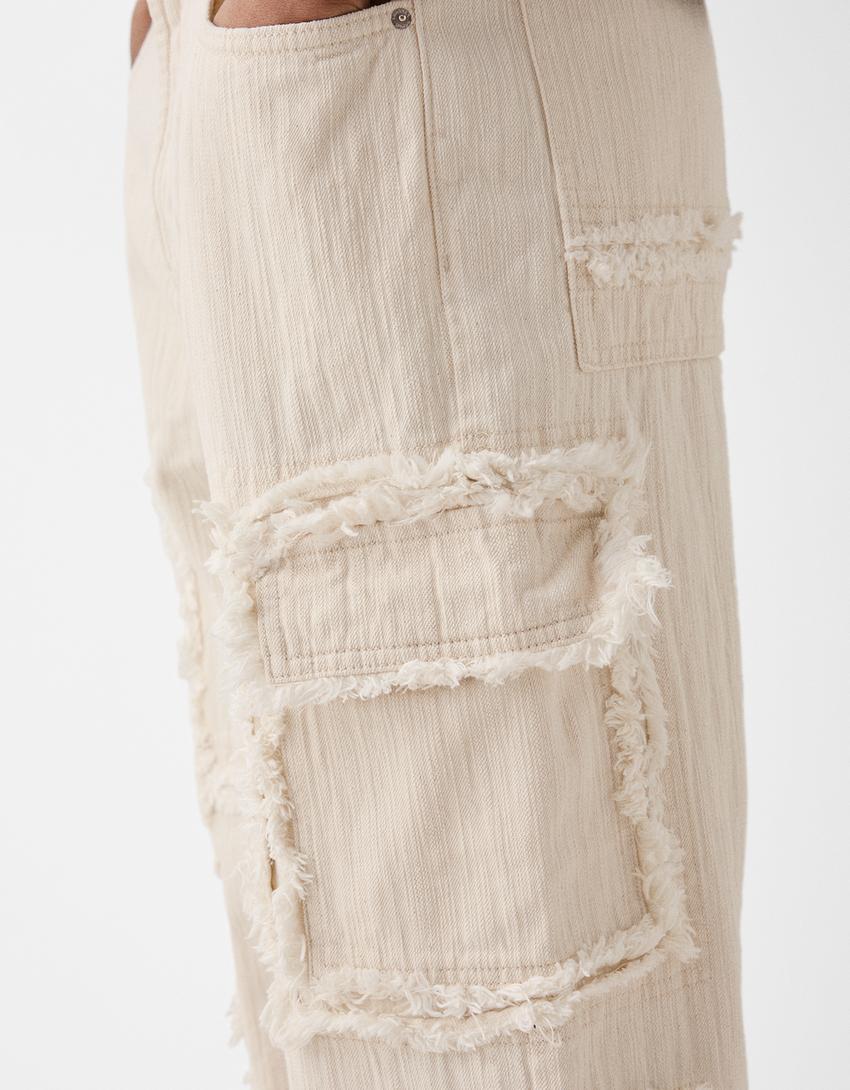 Jeans super cargo-Cru-5