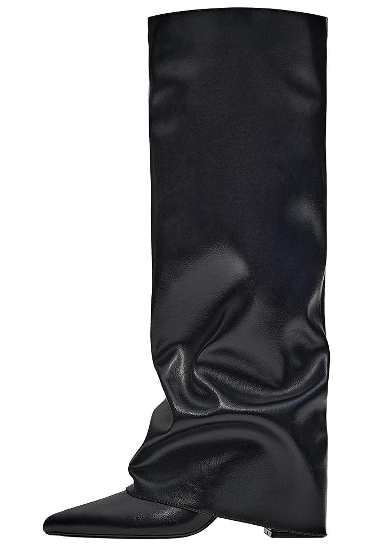 Trouser heel boots — BLACK