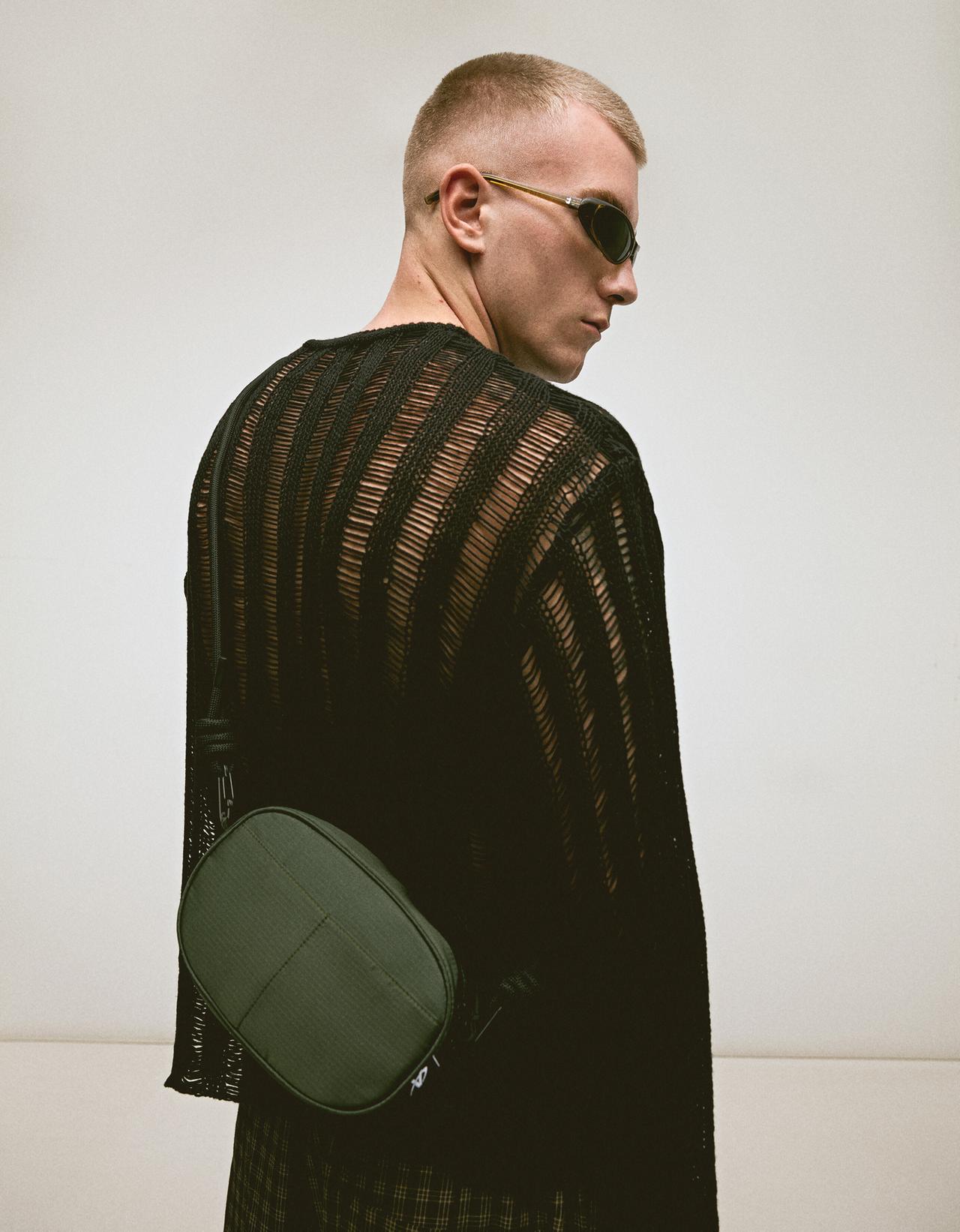 Technical crossbody bag — Khaki