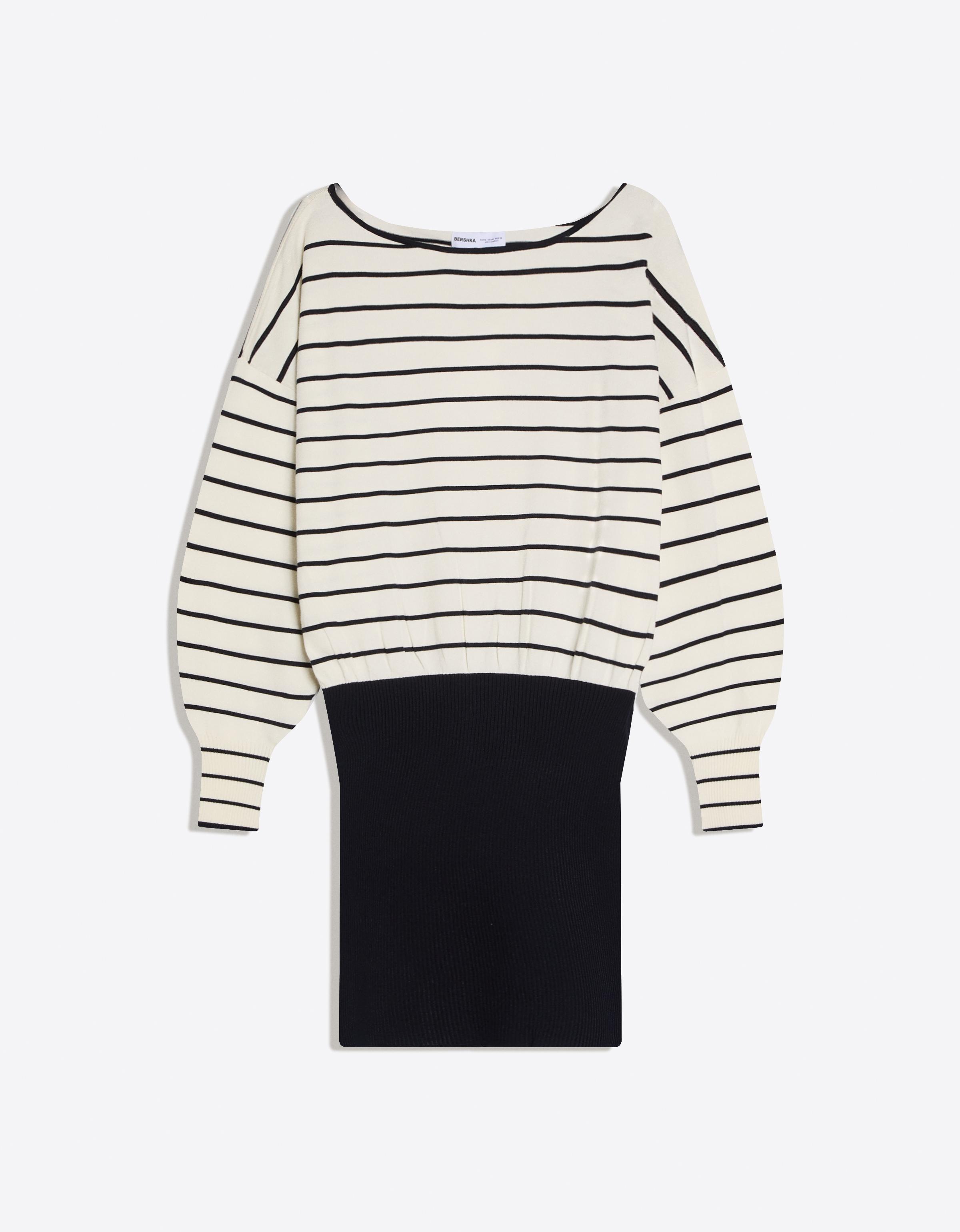 Fitilli asimetrik mini elbise - Görsel 2