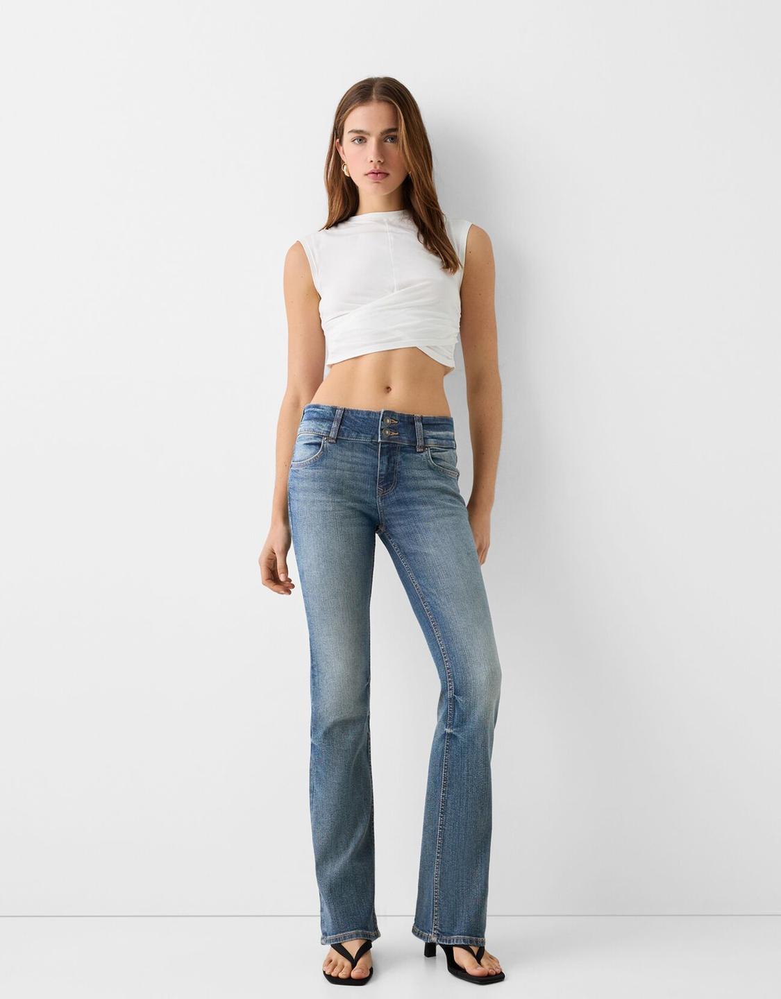 Jeans bootcut low waist