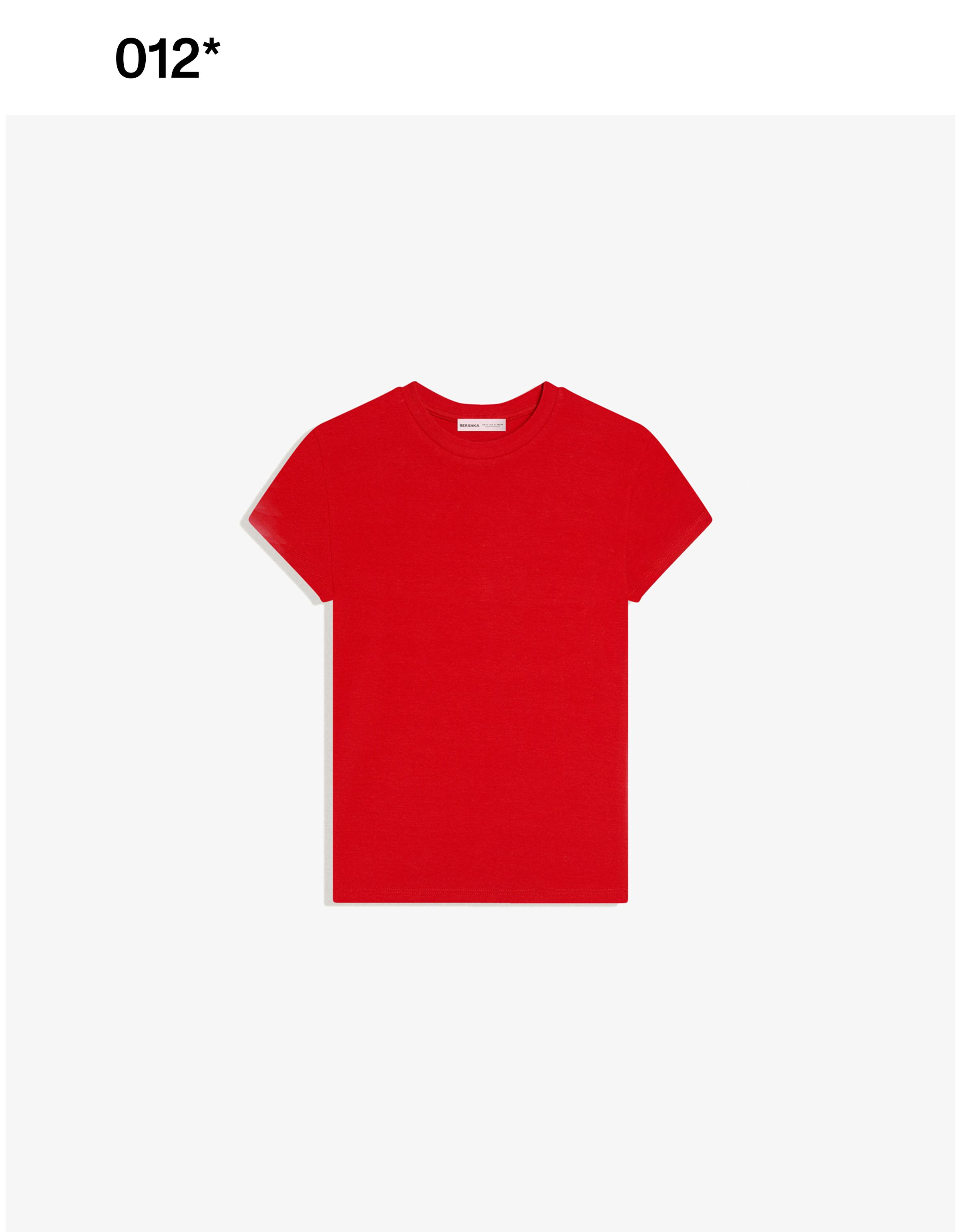 Kısa kollu bisiklet yaka tişört - Görsel 48