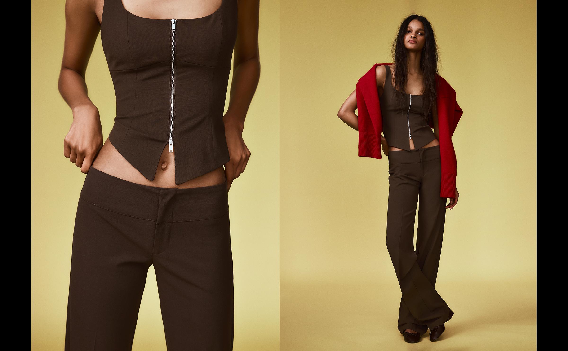 Düşük bel kuşaklı pantolon - Görsel 54