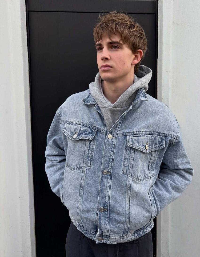 Denim jacket-Light blue