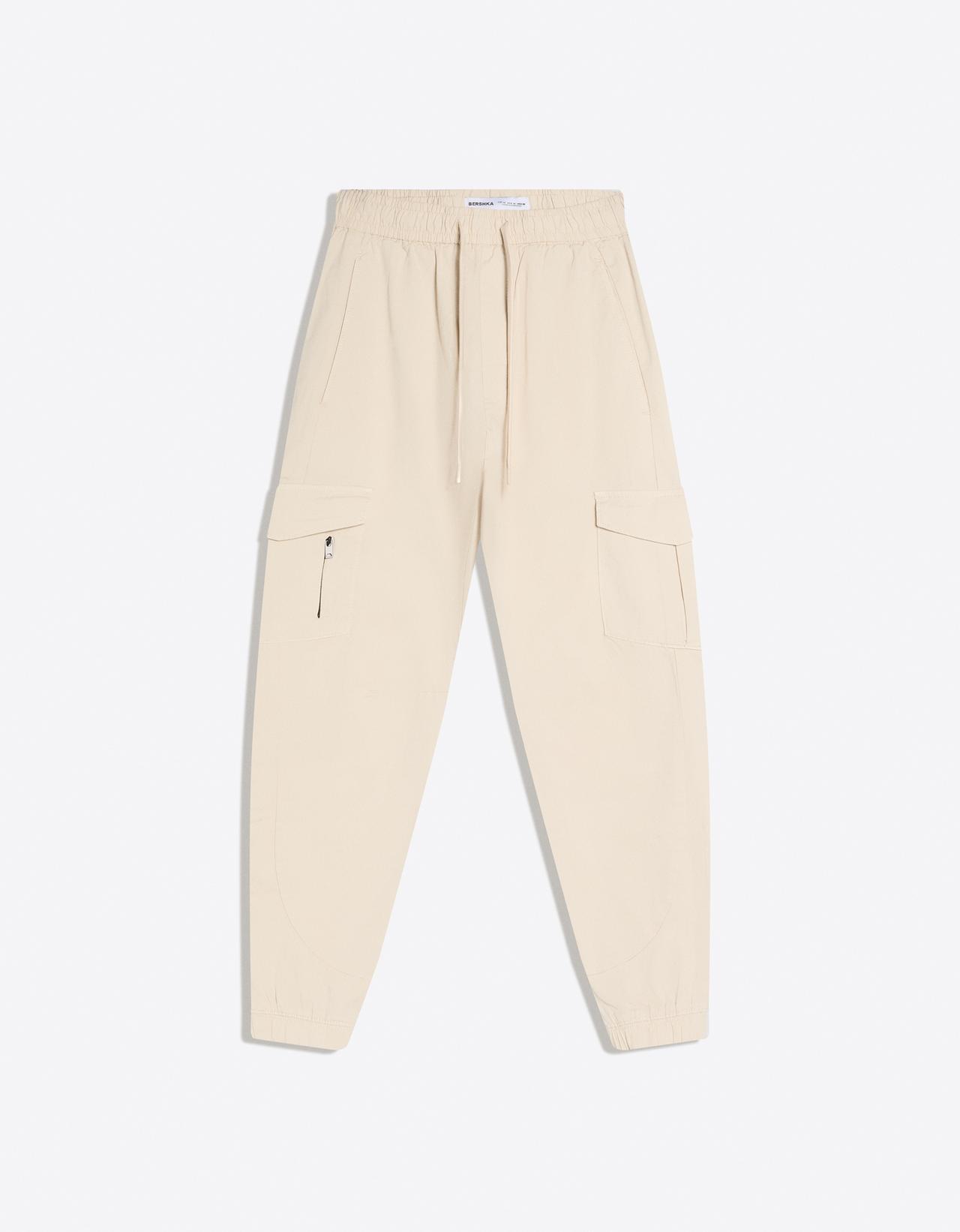 Cargo joggers — Sand