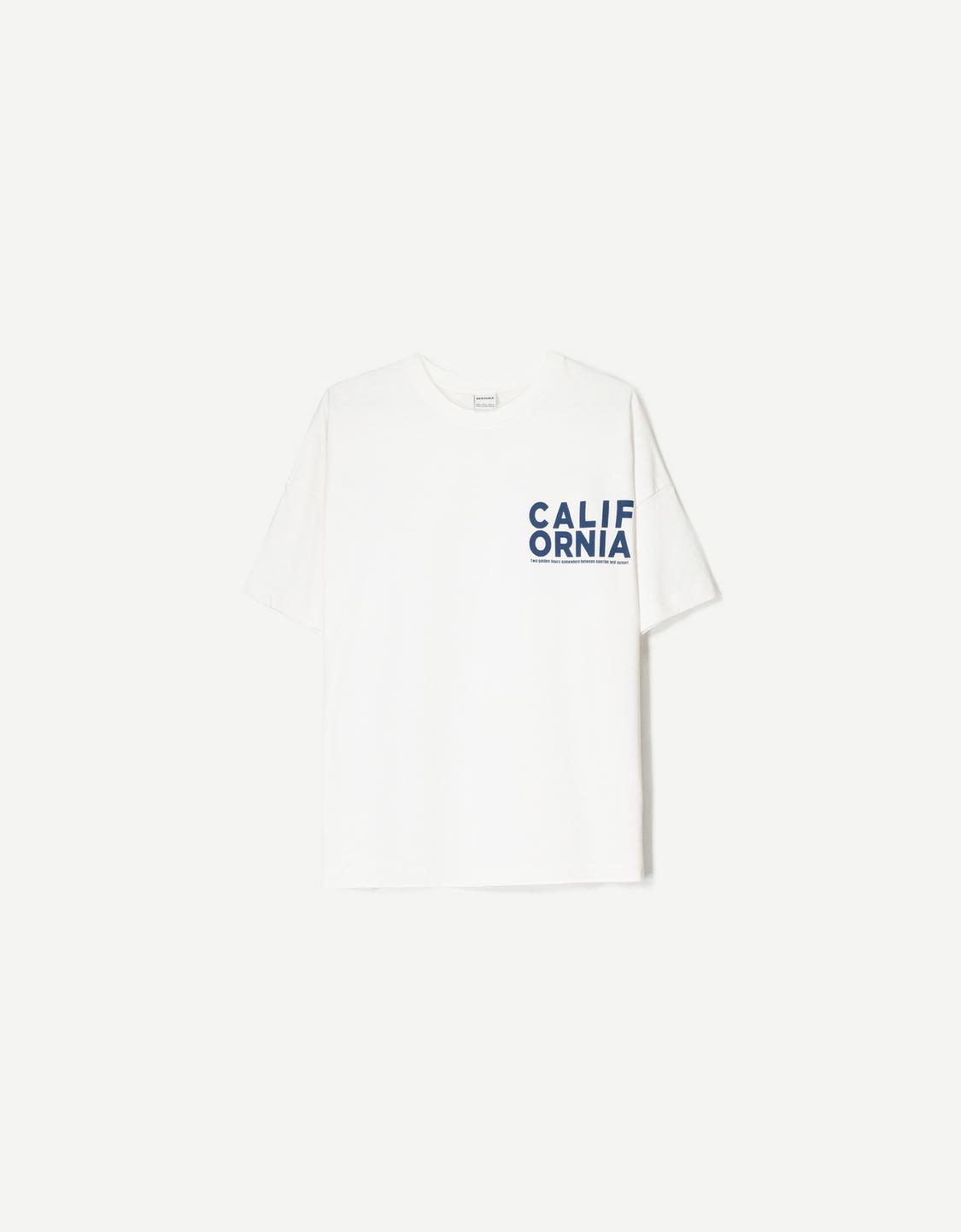Short sleeve T-shirt with print