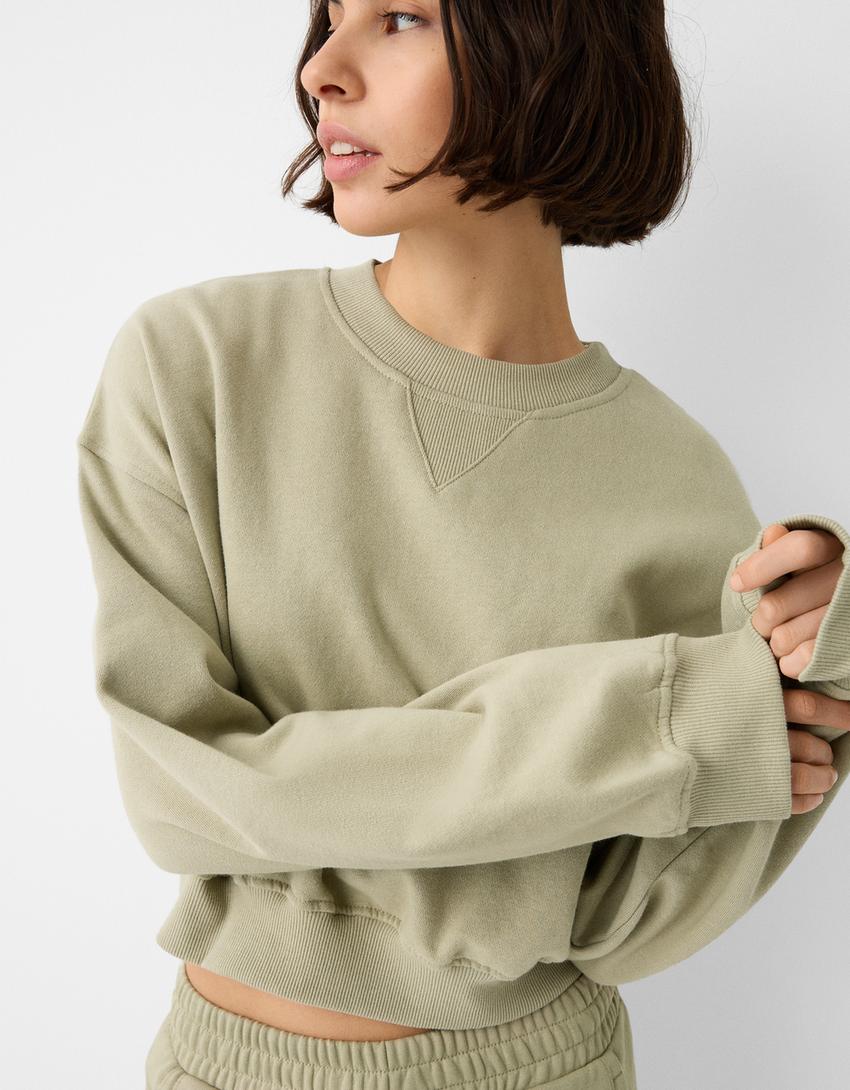 سويت شيرت كروب-كاكي-2