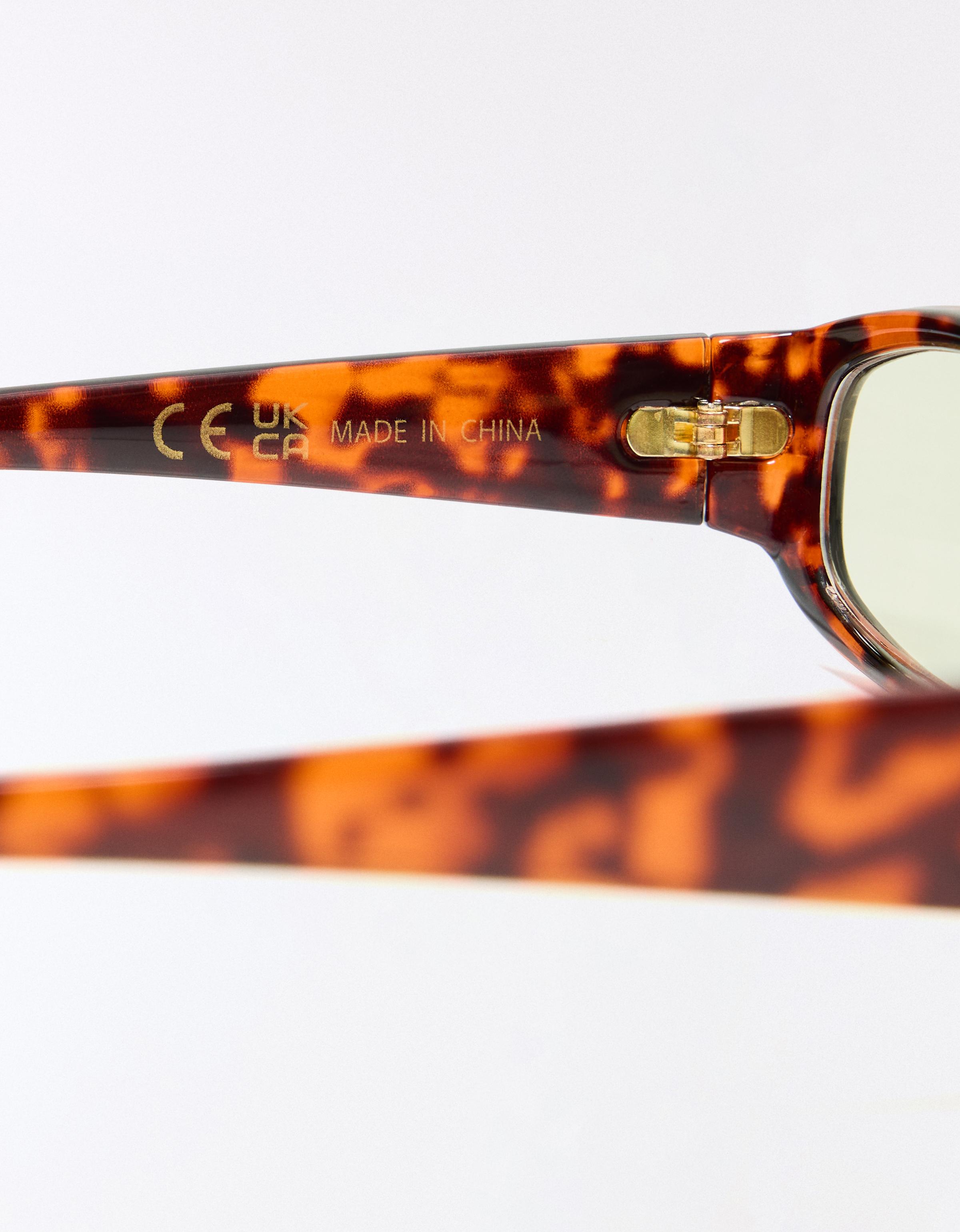 Tortoiseshell blue light blocking glasses — Brown