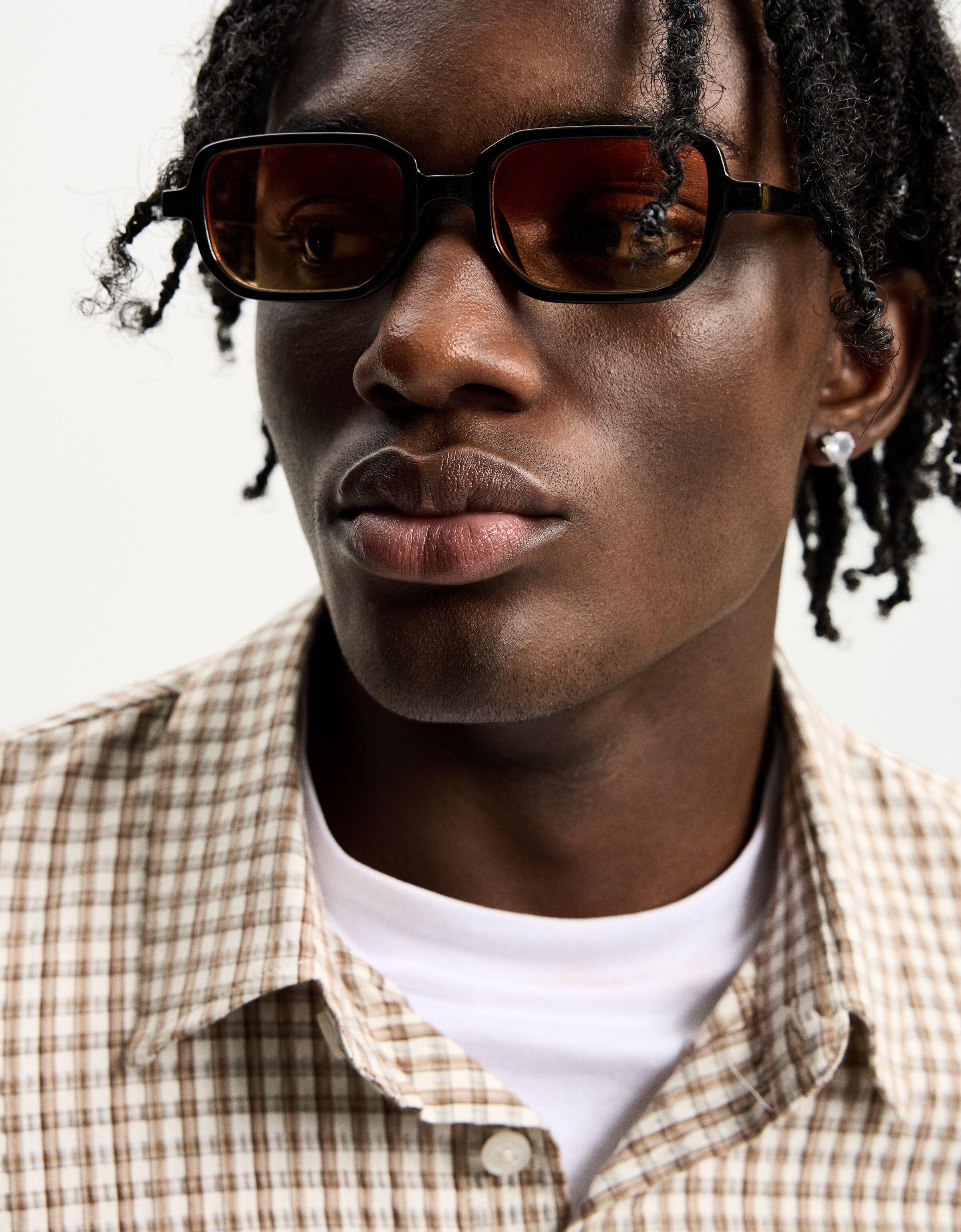 Bershka Sonnenbrille Mit Kunststoffgestell Herren Orange